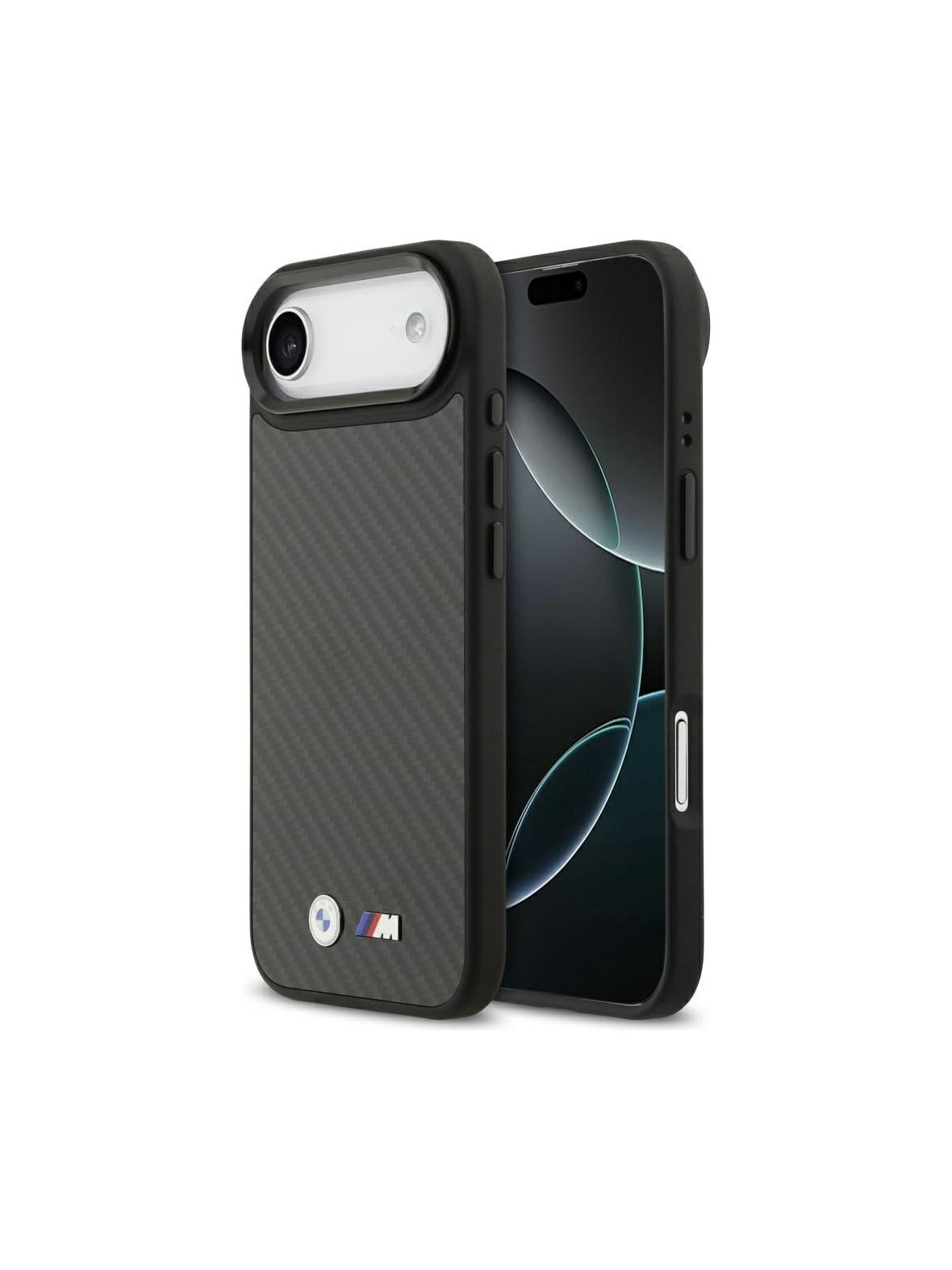 BMW futerał do IPHONE 17 Air kompatybilny z MagSafe BMHMP17M24CFMMK (Kevlar Matt) black