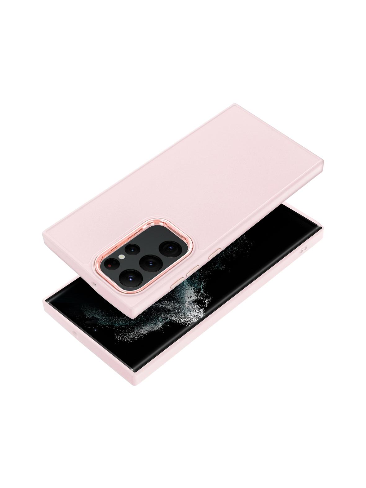 Futerał FRAME do SAMSUNG S22 Ultra pudrowy róż