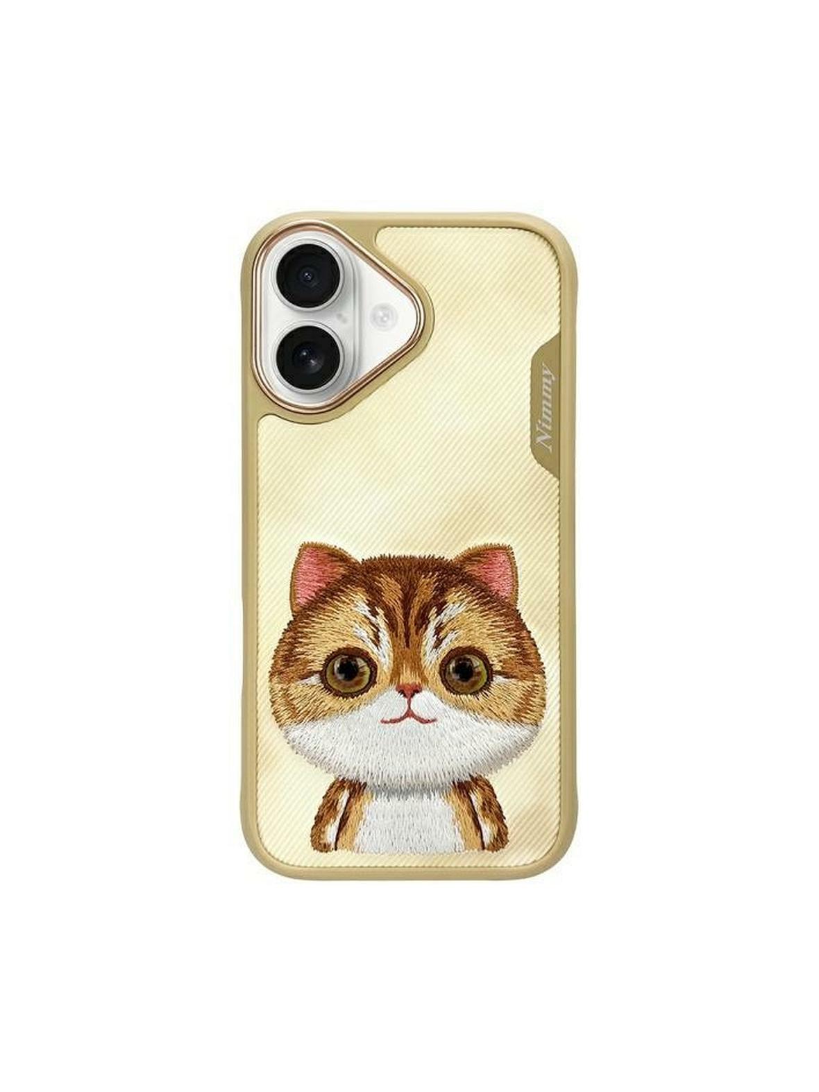 NIMMY futerał BIG EYED PET 2.0 Cat do IPHONE 16 khaki