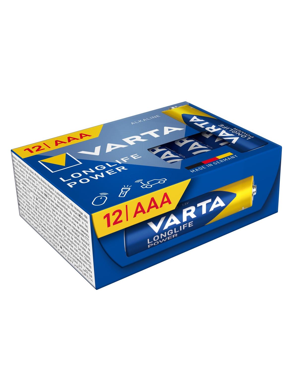 VARTA bateria alkaliczna R3 (AAA) Longlife Power 12 szt