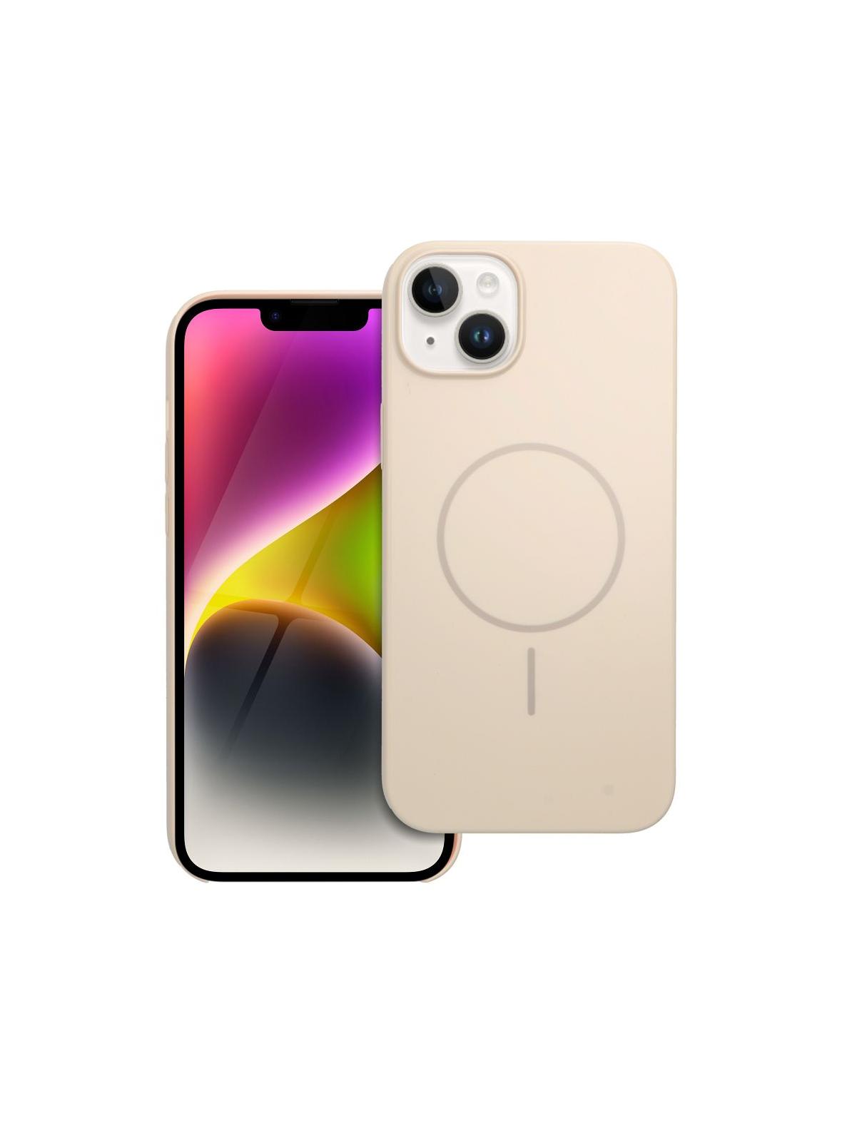 Glossy Mag Cover kompatybilny z MagSafe pasuje do IPHONE 14 PLUS biały