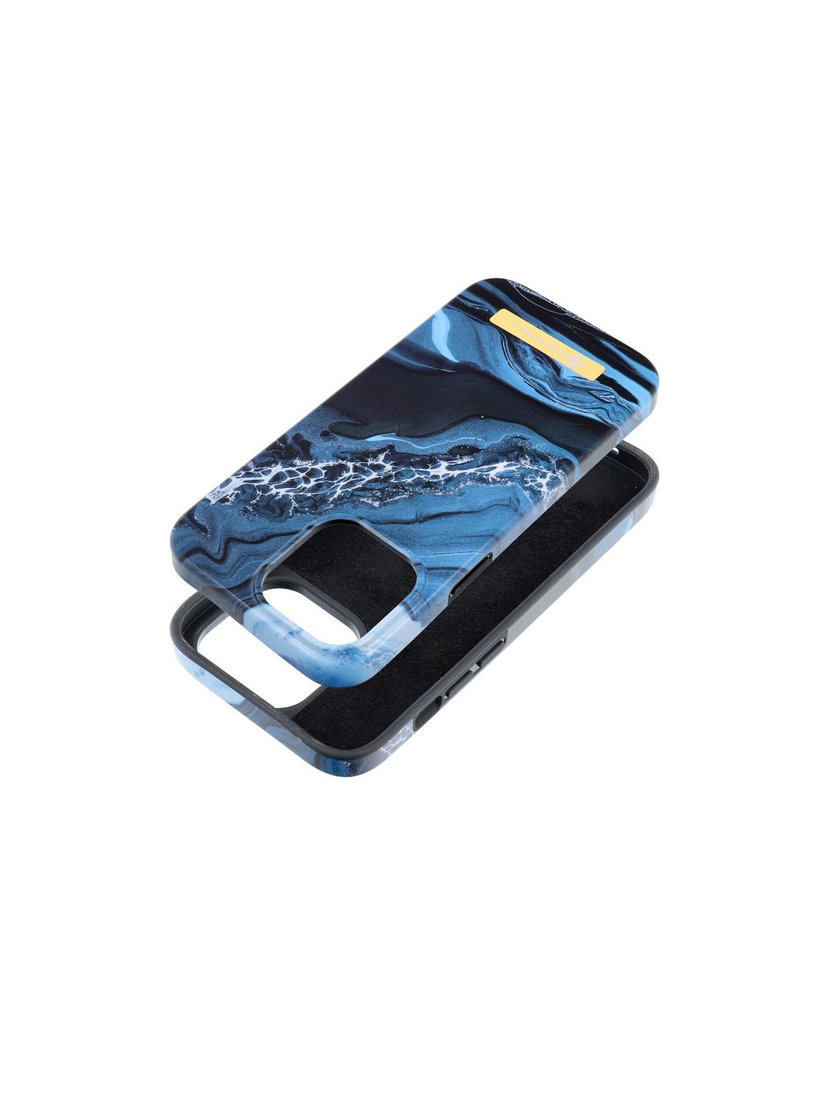 Etui na iPhone 14 PRO MAX Forcell F-Protect Mirage zgodny z MagSafe ocean marble