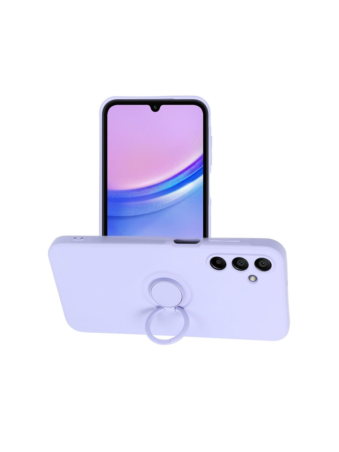 Futerał SILICONE RING do SAMSUNG A15 5G / A15 4G fioletowy