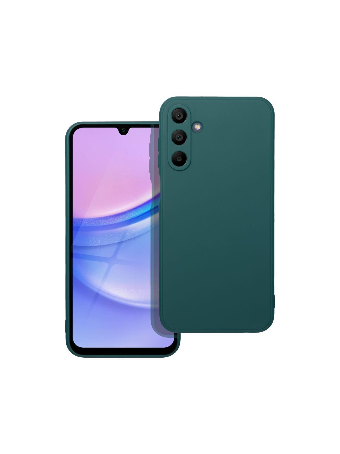 Futerał MATT do SAMSUNG A15 5G / A15 4G ciemnozielony