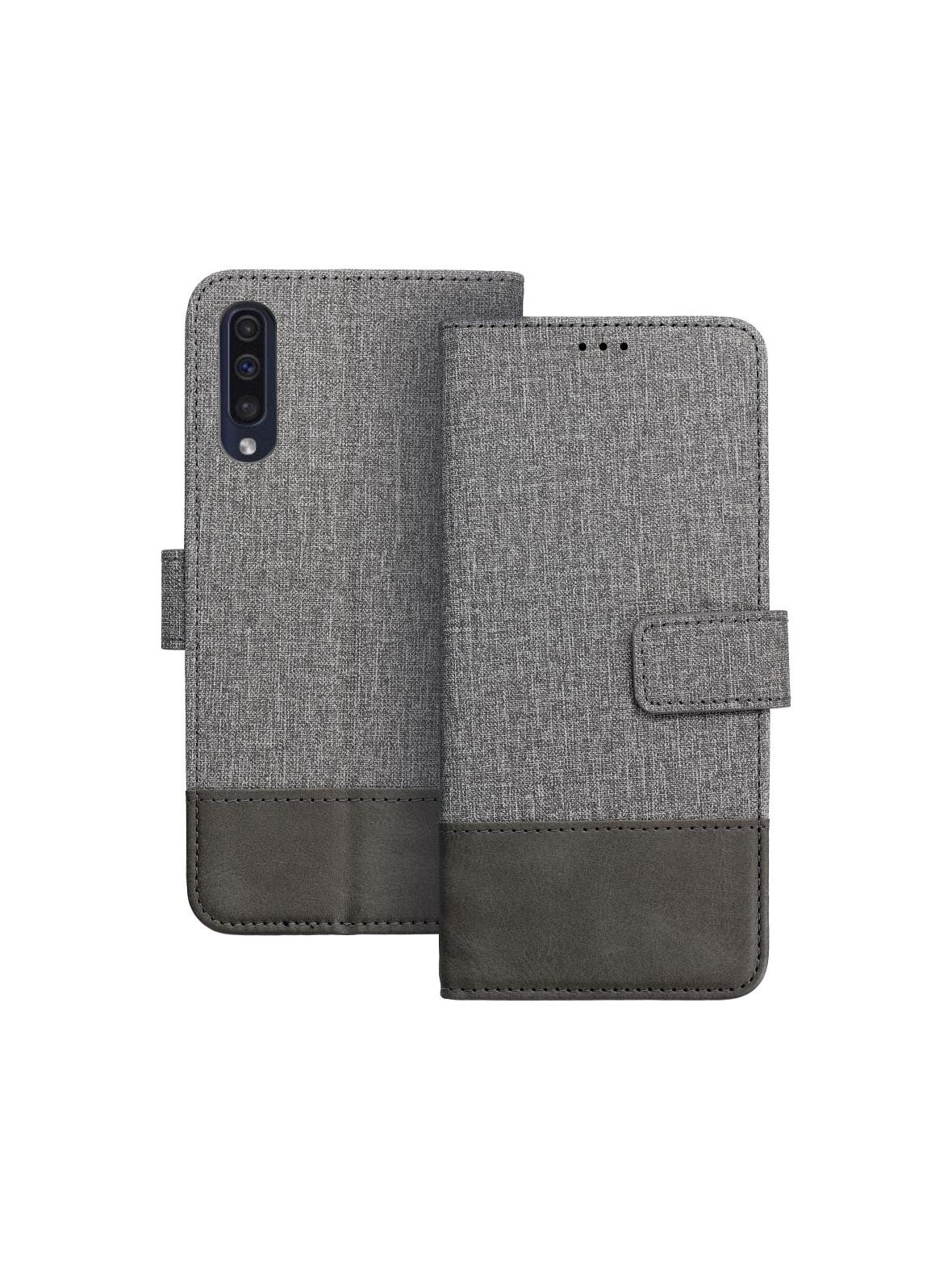 Kabura GOMMA Book do SAMSUNG A50 szary