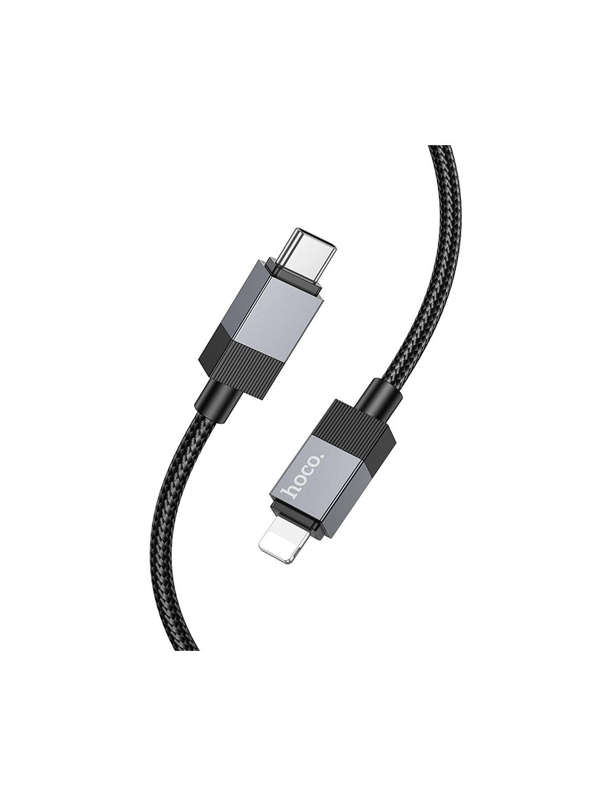 Kabel USB C do Lightning Hoco PD 27W 1 m X110 czarny