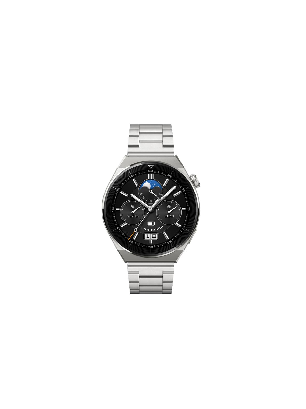 Pasek do Samsung Galaxy Watch Forcell F-Design FS06 zatrzask stal 22 mm srebrny