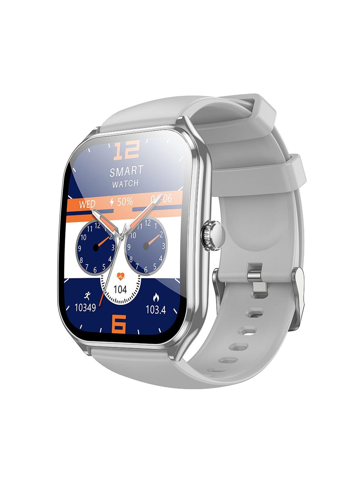 Smartwatch Hoco 1,96" AMOLED IP67 z funkcją rozmowy Y28 srebrny