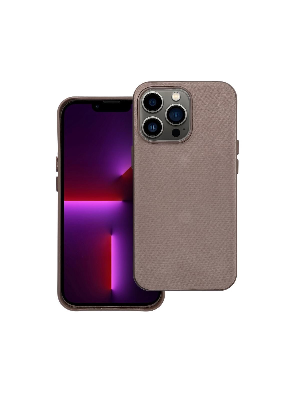 Futerał WOVEN MAG COVER kompatybilny z MagSafe do IPHONE 13 Pro jasny brązowy