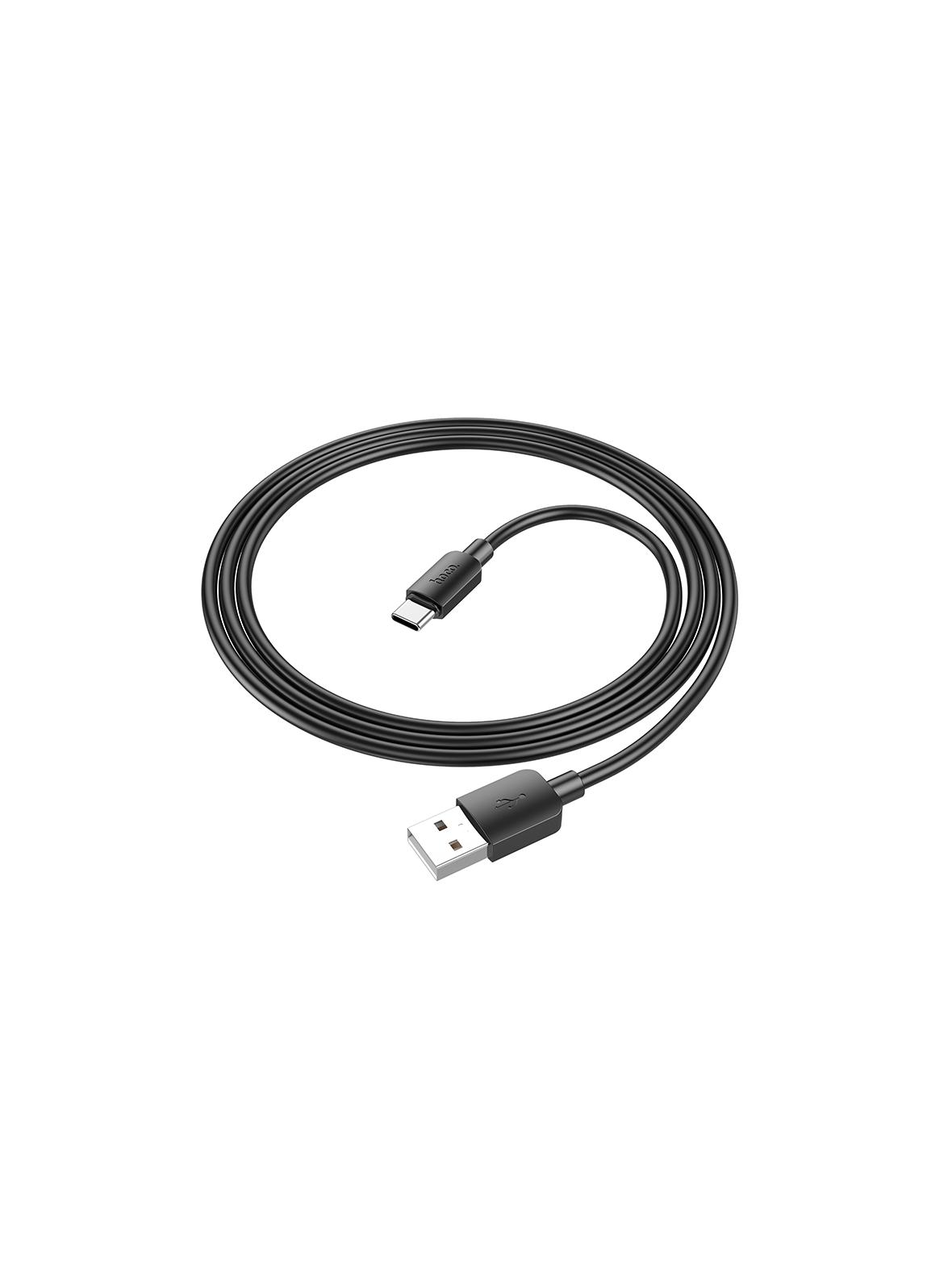 Kabel USB A do USB C Hoco PD 2,4A 27W 1 m X96 czarny