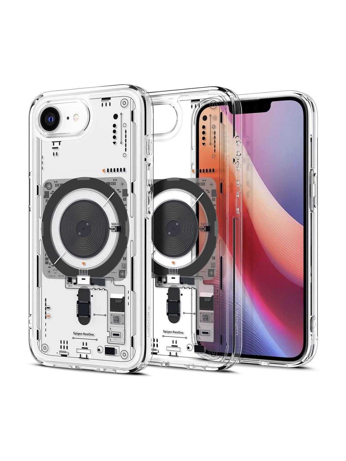 SPIGEN futerał ULTRA HYBRID MAG kompatybilny z MagSafe do IPHONE 16e (SE 4 2025) neo one