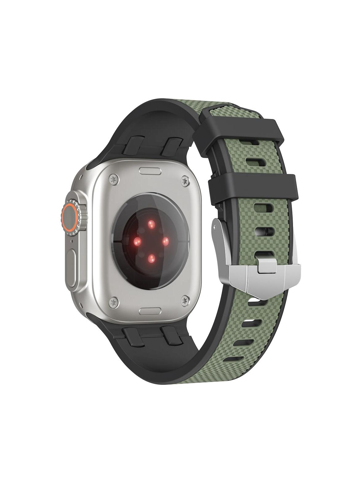 WiWU - Pasek do smartwatcha Wi-WB015 Kylin Watch Band 42/44/45/49mm - ciemno zielony