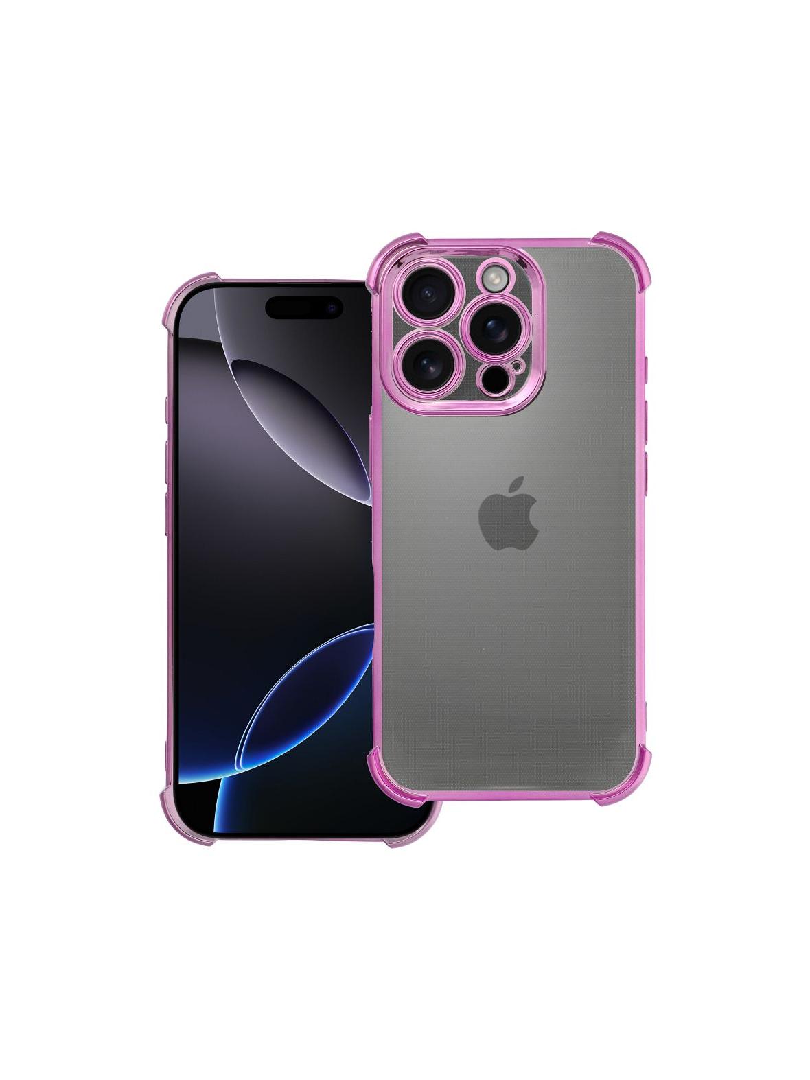 Futerał ANTISHOCK ELECTRO do IPHONE 16 Pro purpurowy