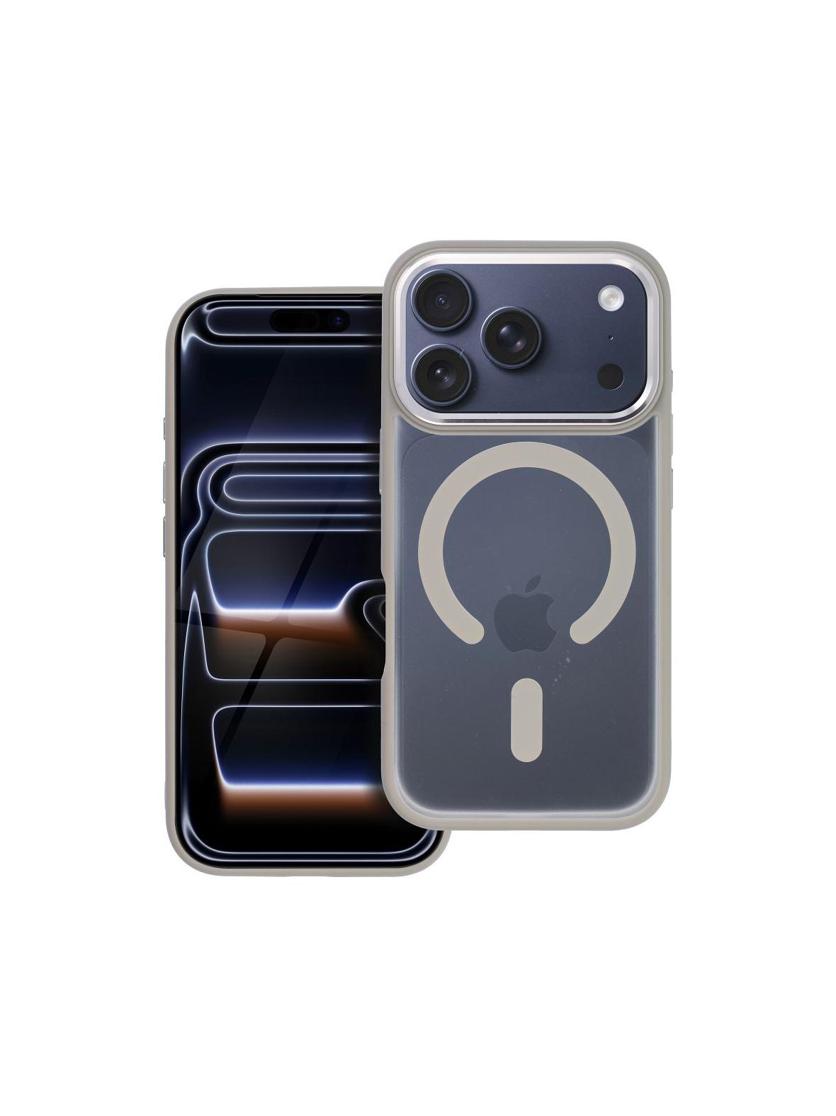 Futerał MATTE MAG COVER kompatybilny z MagSafe do IPHONE 17 Pro tytanowy