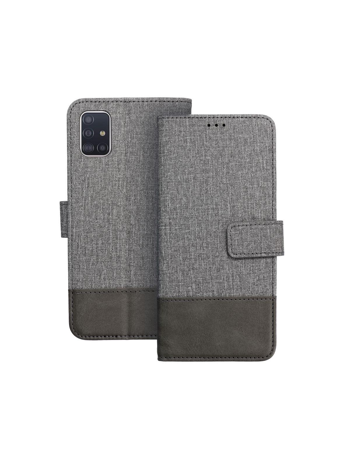 Kabura GOMMA Book do SAMSUNG A51 szary