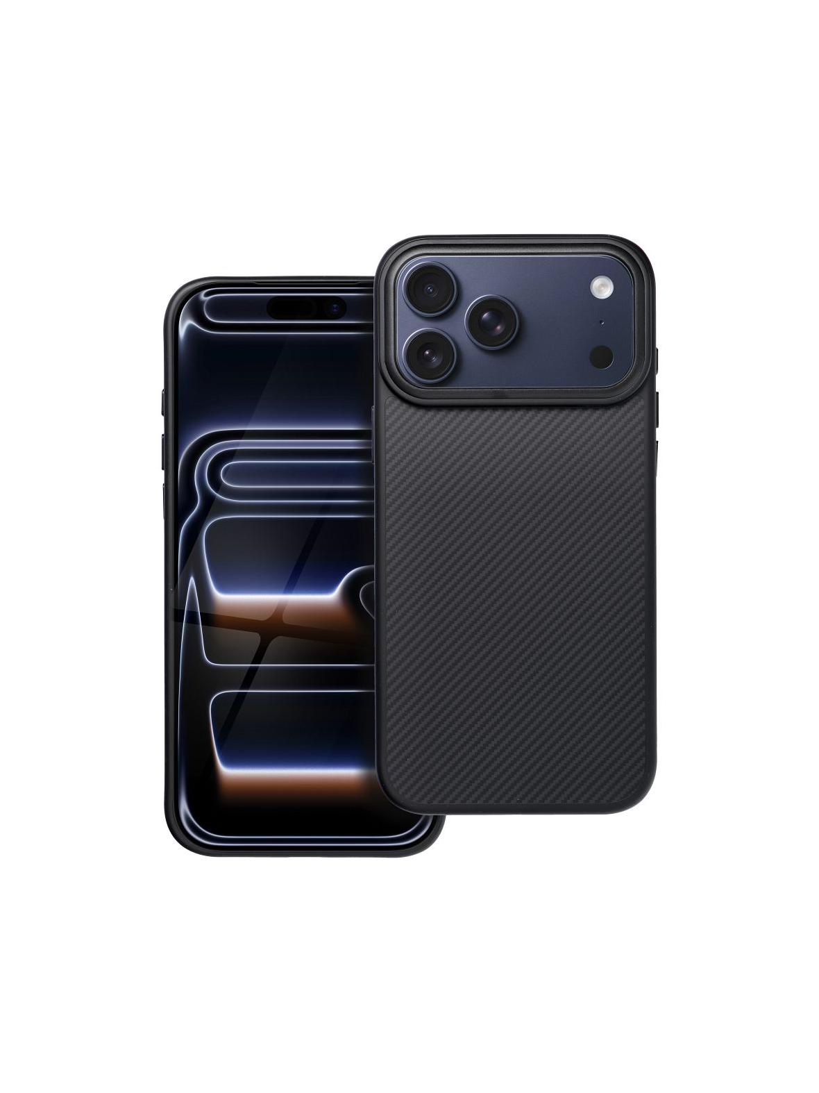 Etui na iPhone 17 PRO MAX Carbon Elite Mag Cover zgodny z MagSafe czarny