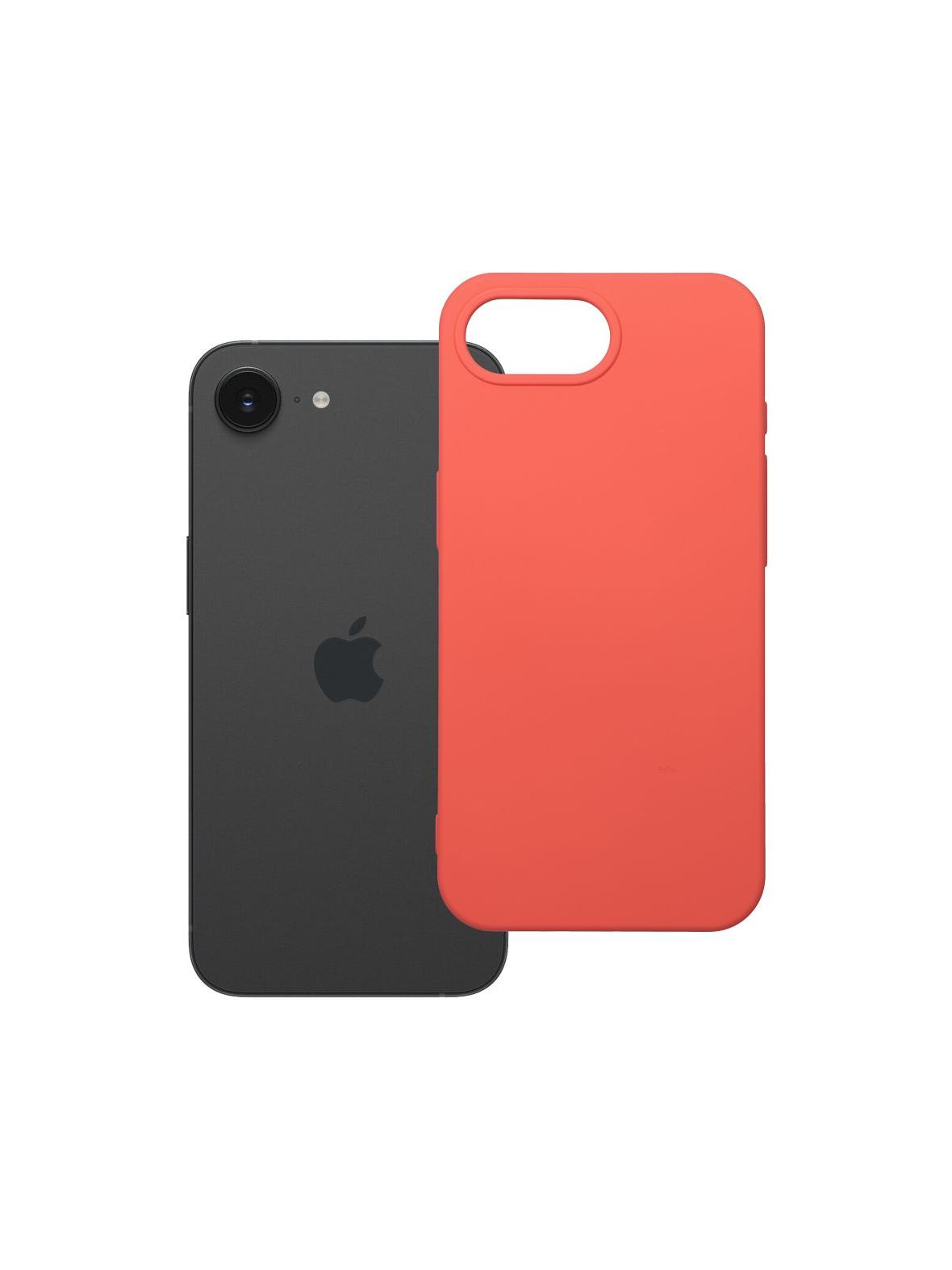 Futerał SILICONE do IPHONE 16e (SE 4 2025) brzoskwiniowy