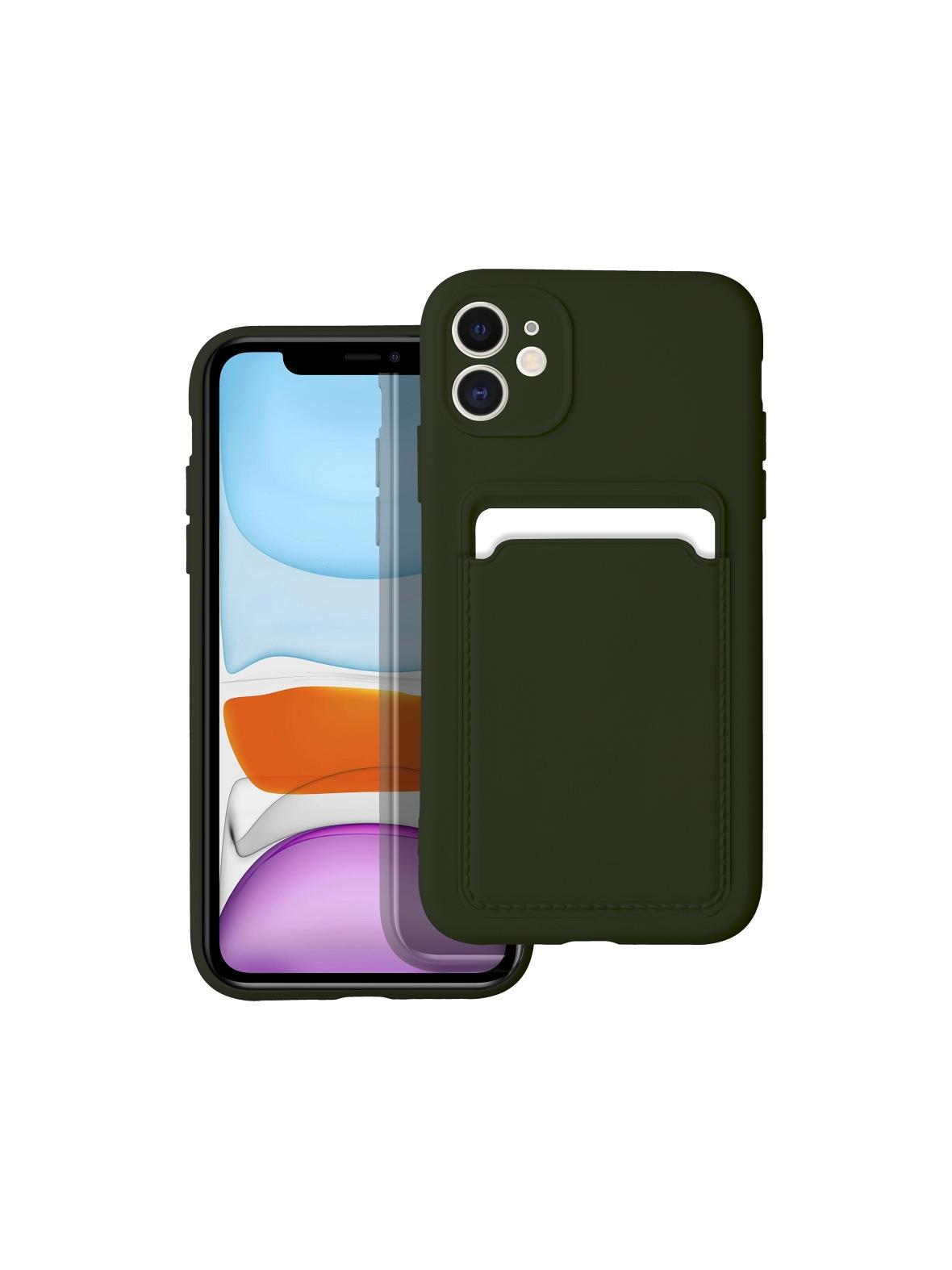 Futerał CARD CASE do IPHONE 11 zielony