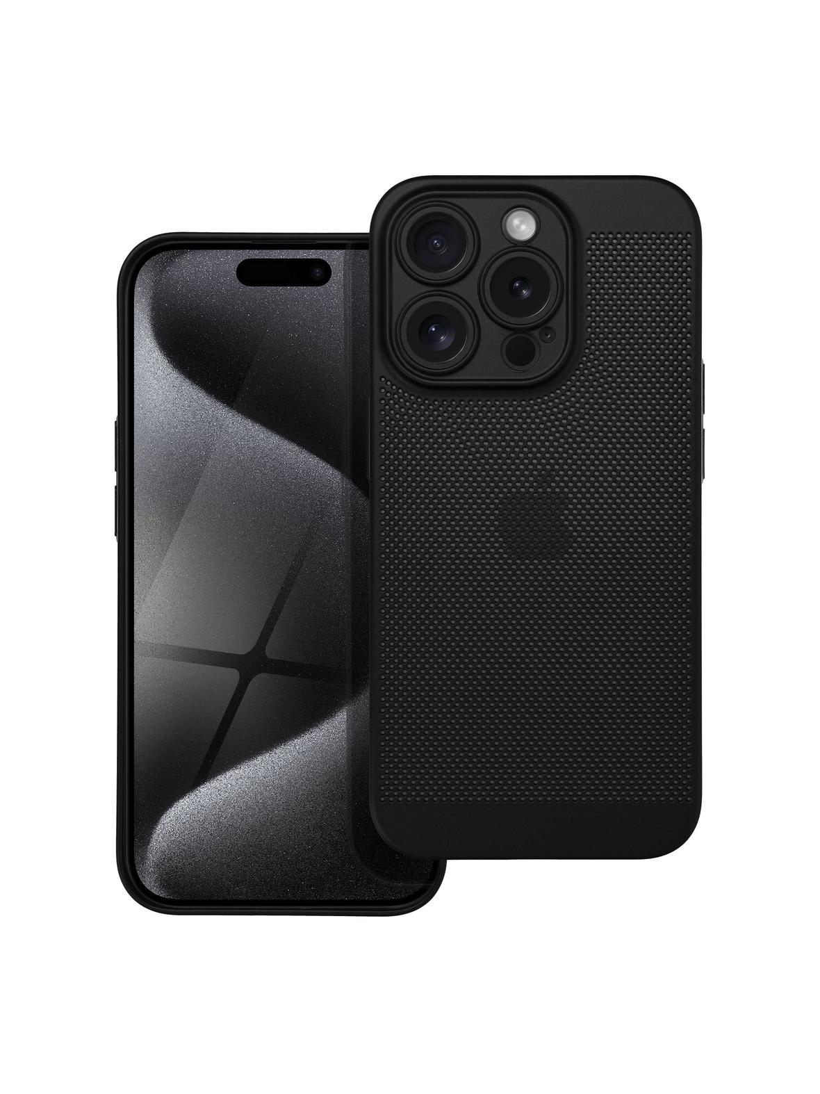 Futerał BREEZY do IPHONE 15 Pro czarny