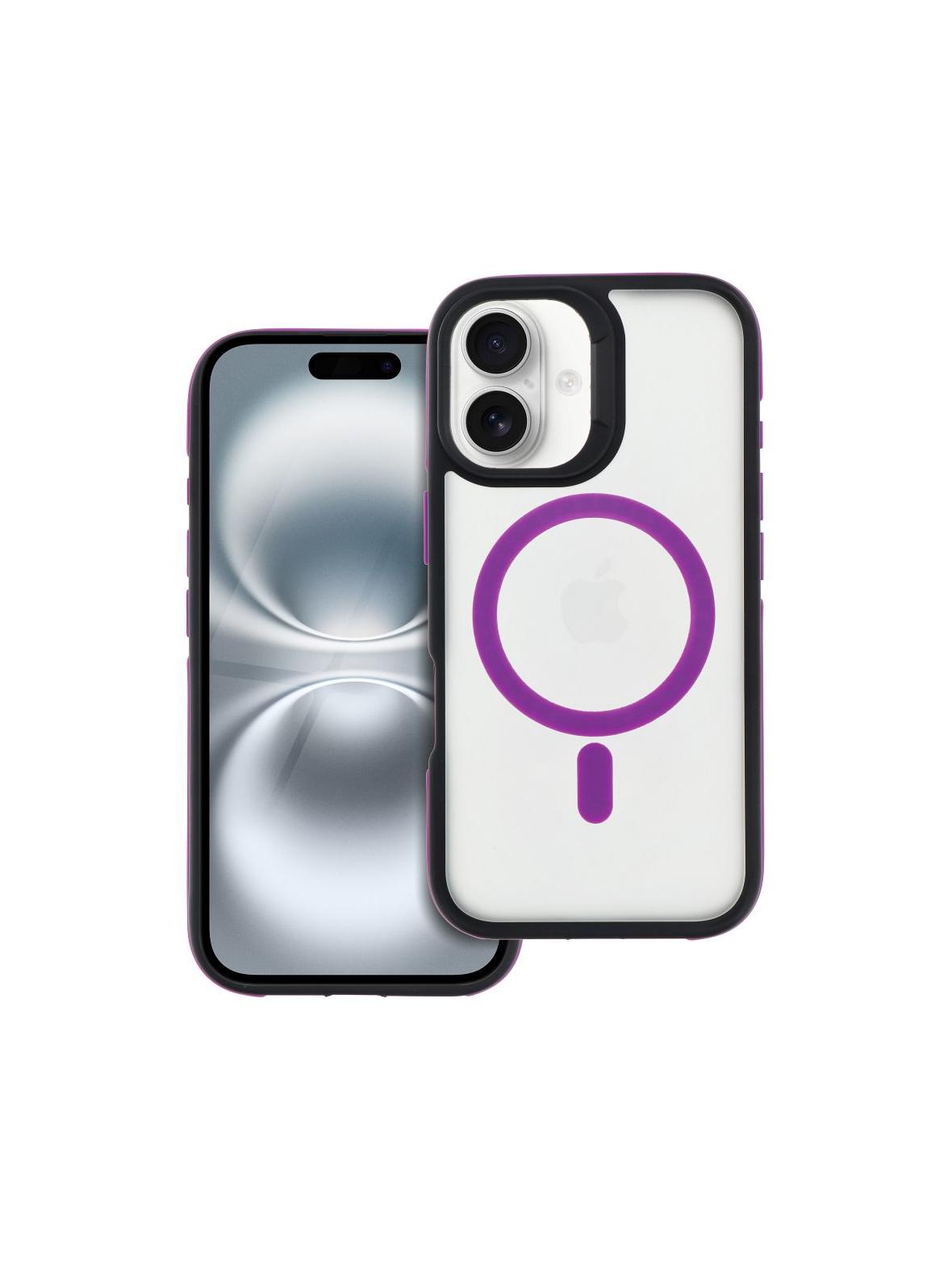 Futerał NEO do IPHONE 16 kompatybilny z MagSafe fioletowy