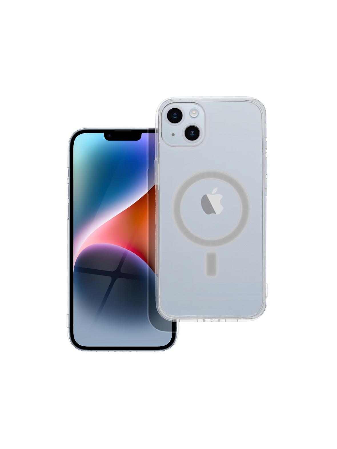 Futerał CLEAR MAG COVER z ochroną aparatu kompatybilny z MagSafe do IPHONE 14 Plus transparentny
