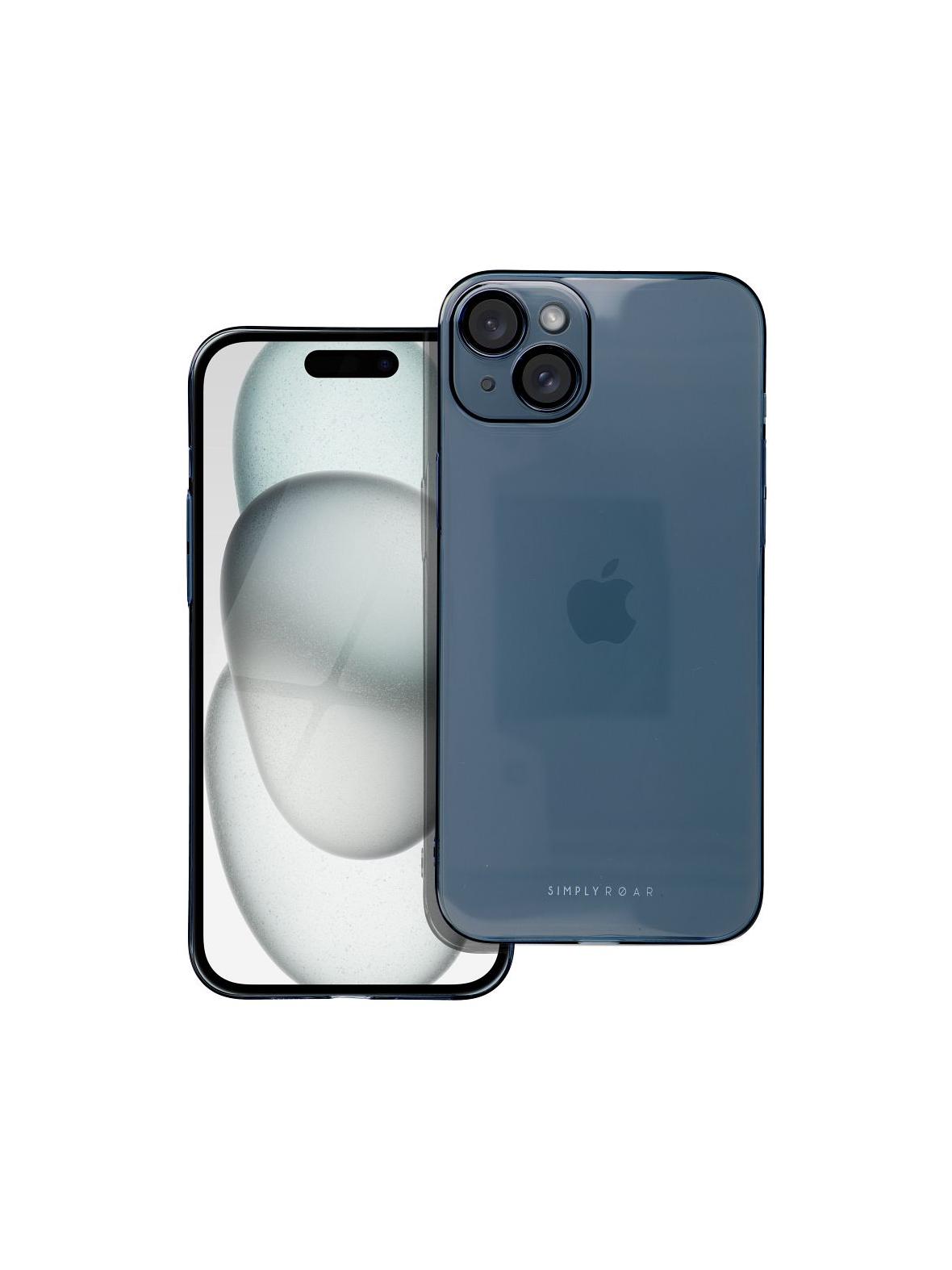 ROAR futerał PURE SIMPLE FIT do IPHONE 15 Plus Granatowy