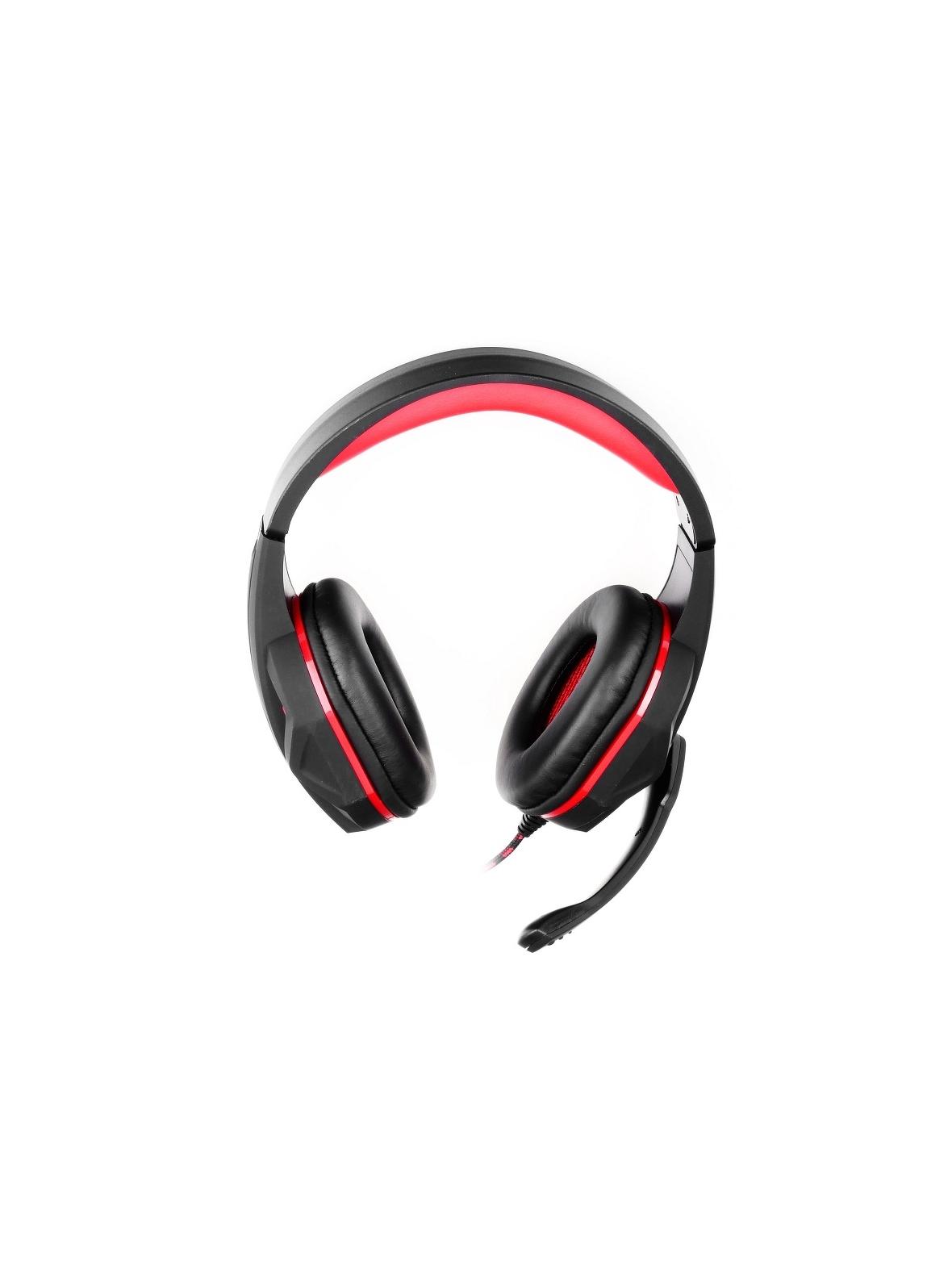 ART słuchawki przewodowe nagłowne gamingowe USB A z mikrofonem HERO czarne