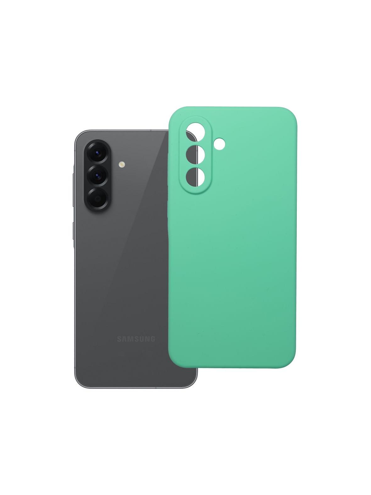 Futerał SILICONE 2mm do SAMSUNG A56 5G miętowy