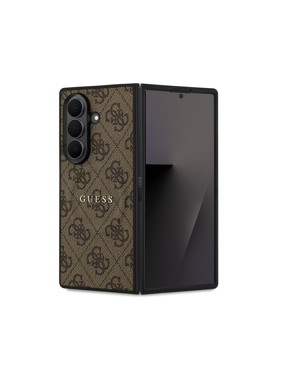 GUESS futerał do SAMSUNG Z Fold7 GUHMZFD7P4MSEGCW (Magnetic 4G PU W/ Classic) brązowy