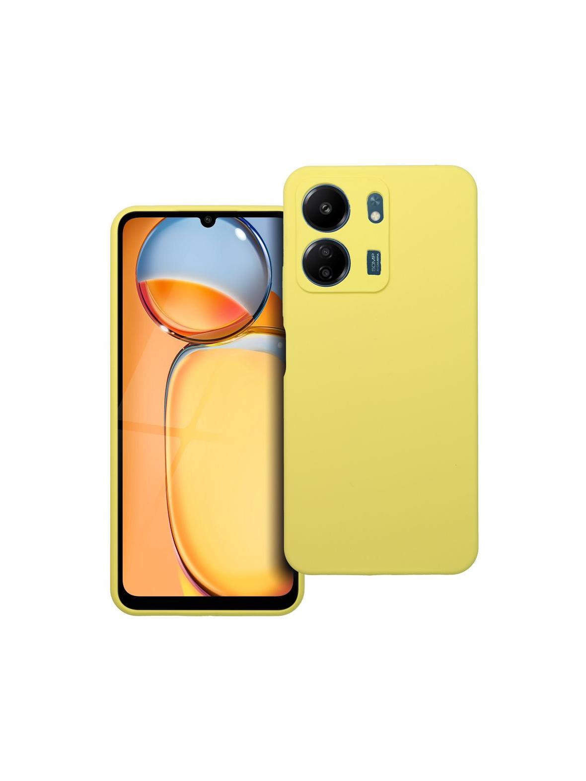 Futerał SILICONE 2mm do XIAOMI REDMI 13C żółty