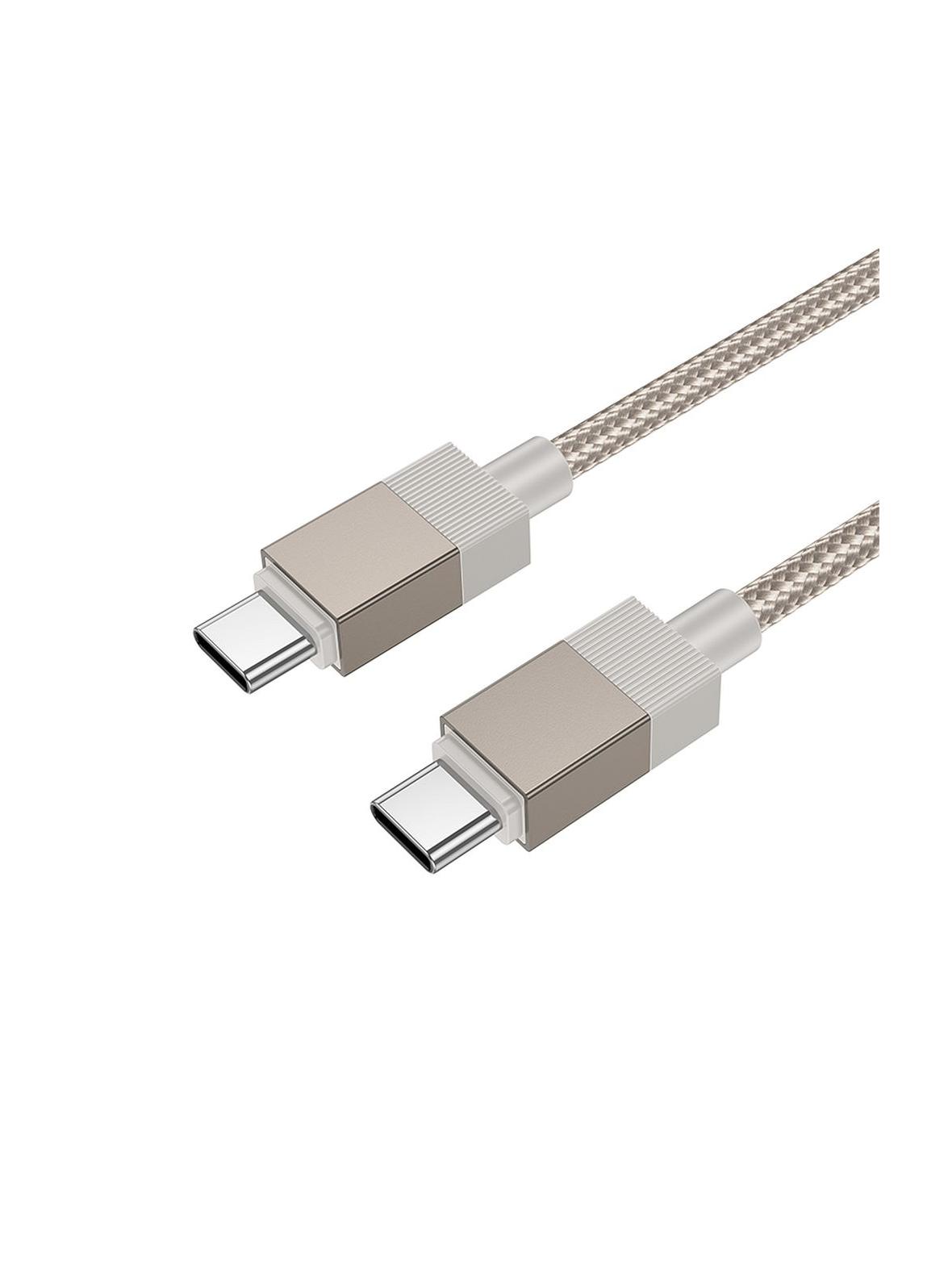 Kabel USB C do USB C Hoco 3A 60W 1 m X110 złoty