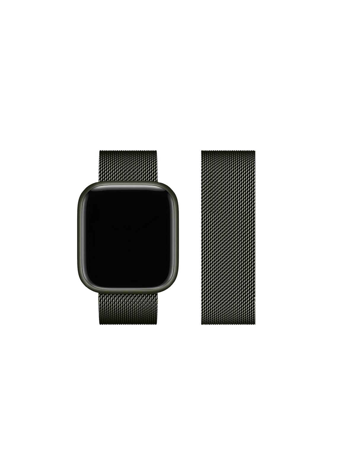 Pasek do Apple Watch Forcell F-Design FA03 magnetyczny stal 38 / 40 / 41 mm zielony