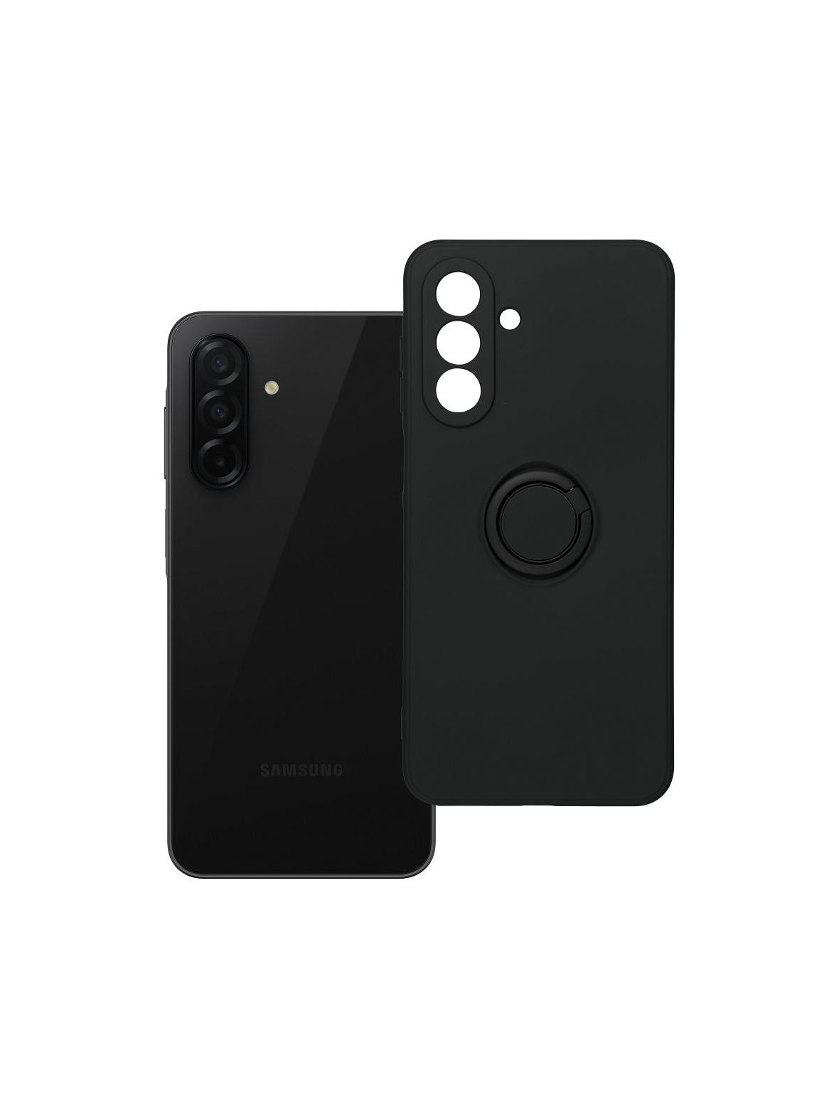 Futerał do Samsung A26 5G Silicone Ring czarny