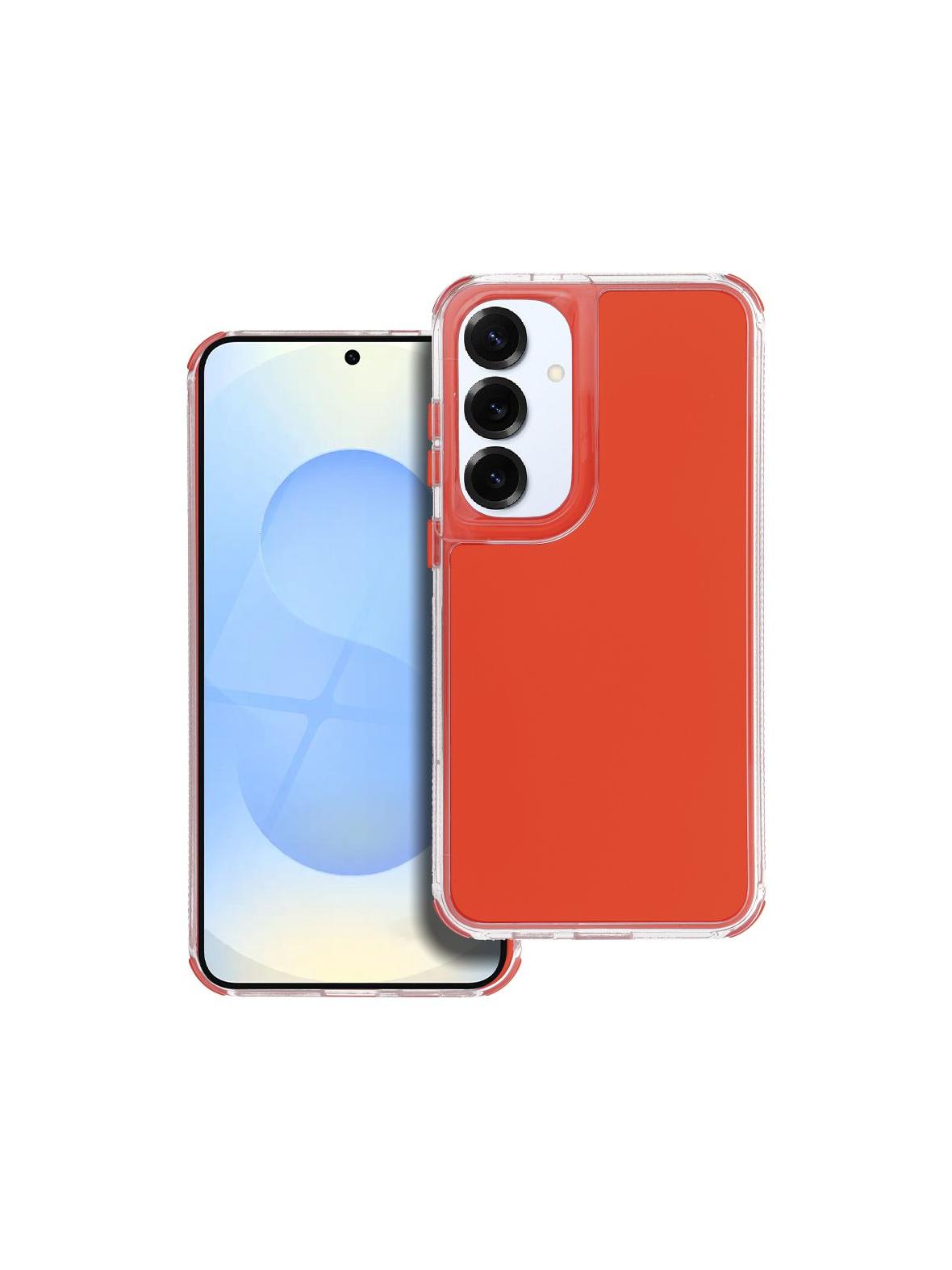 Futerał MATRIX do SAMSUNG S25 Plus pomarańczowy