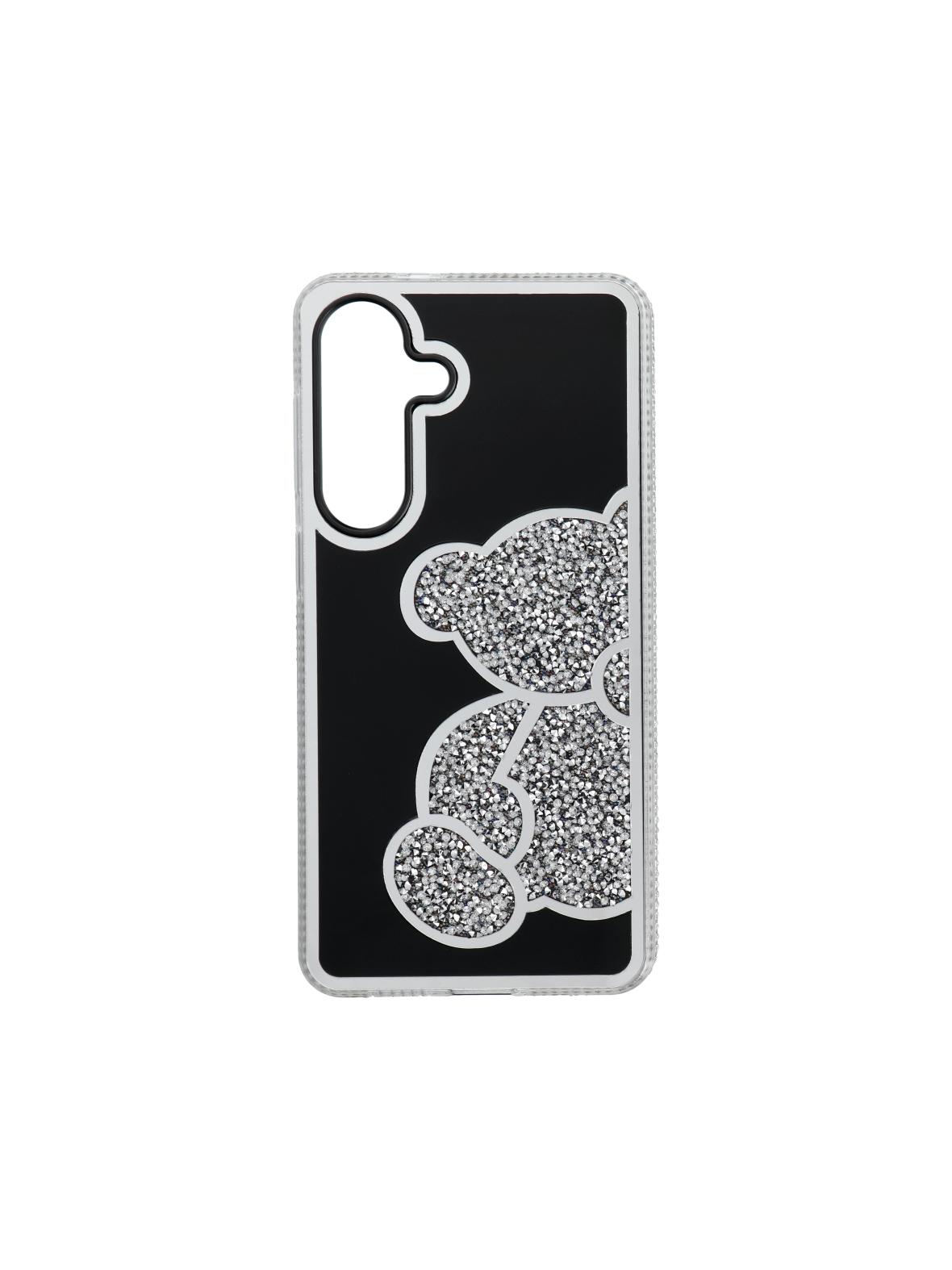 Futerał TEDDY BEAR do SAMSUNG S26 Plus srebrny