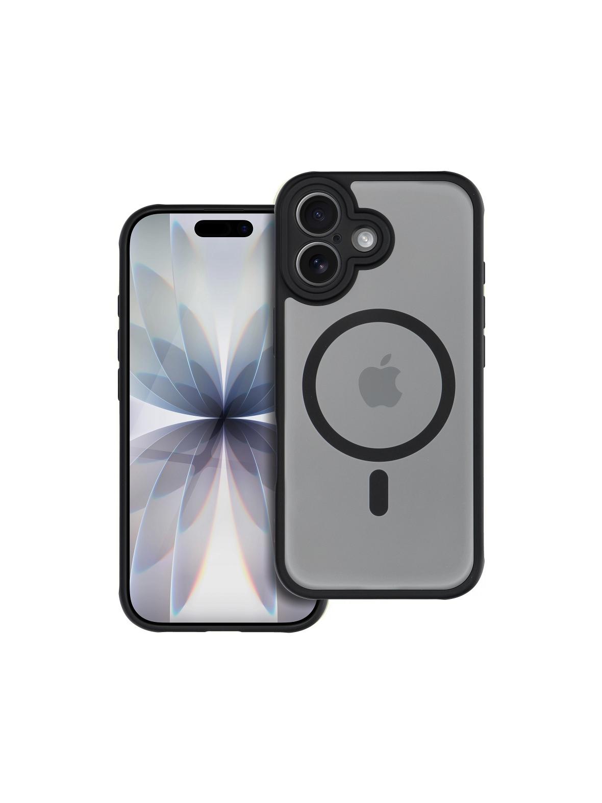 Futerał FULL MATTE MAG COVER kompatybilny z MagSafe do IPHONE 17 czarny