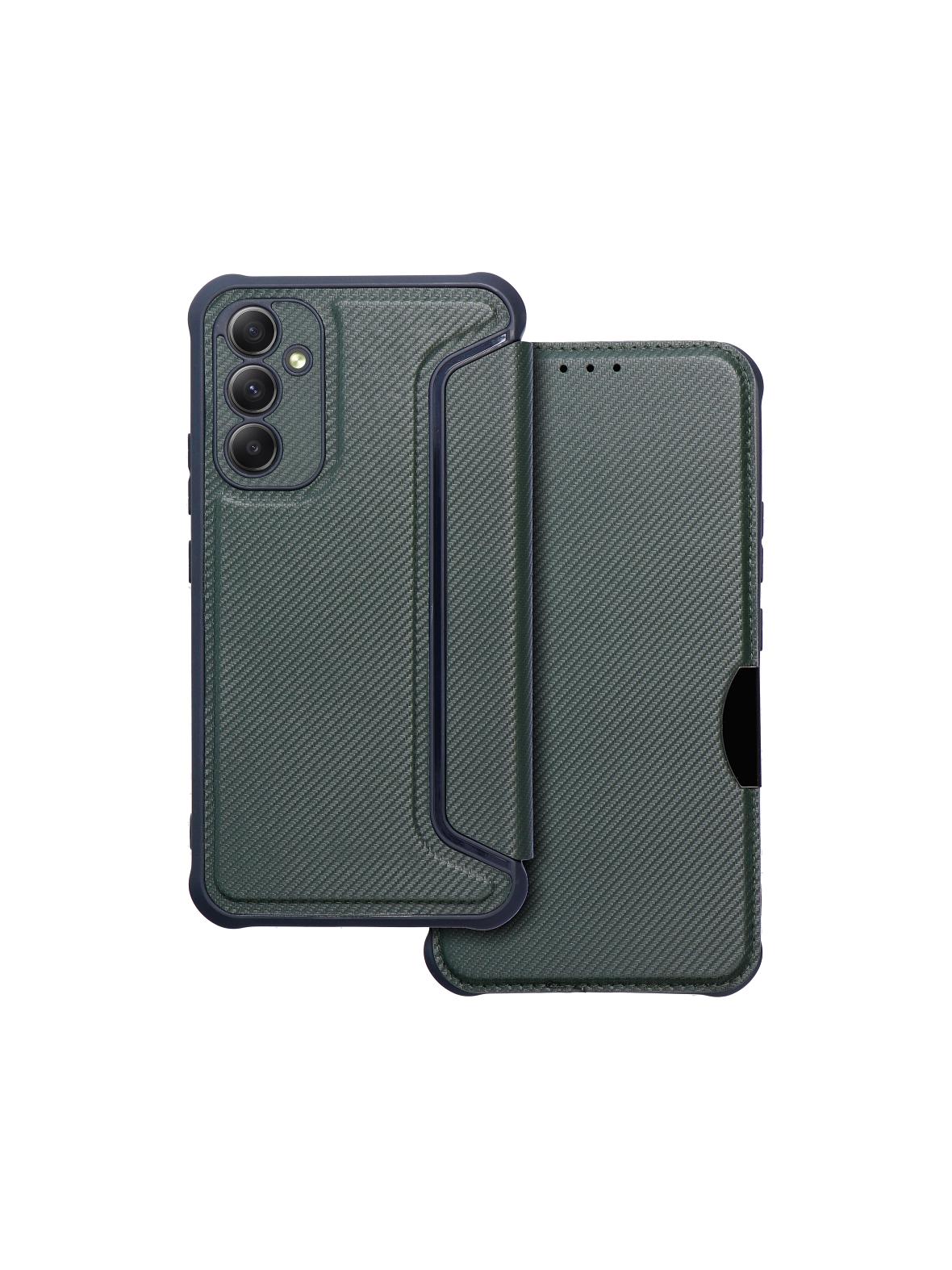 Kabura RAZOR Book do SAMSUNG A34 5G ciemnozielony