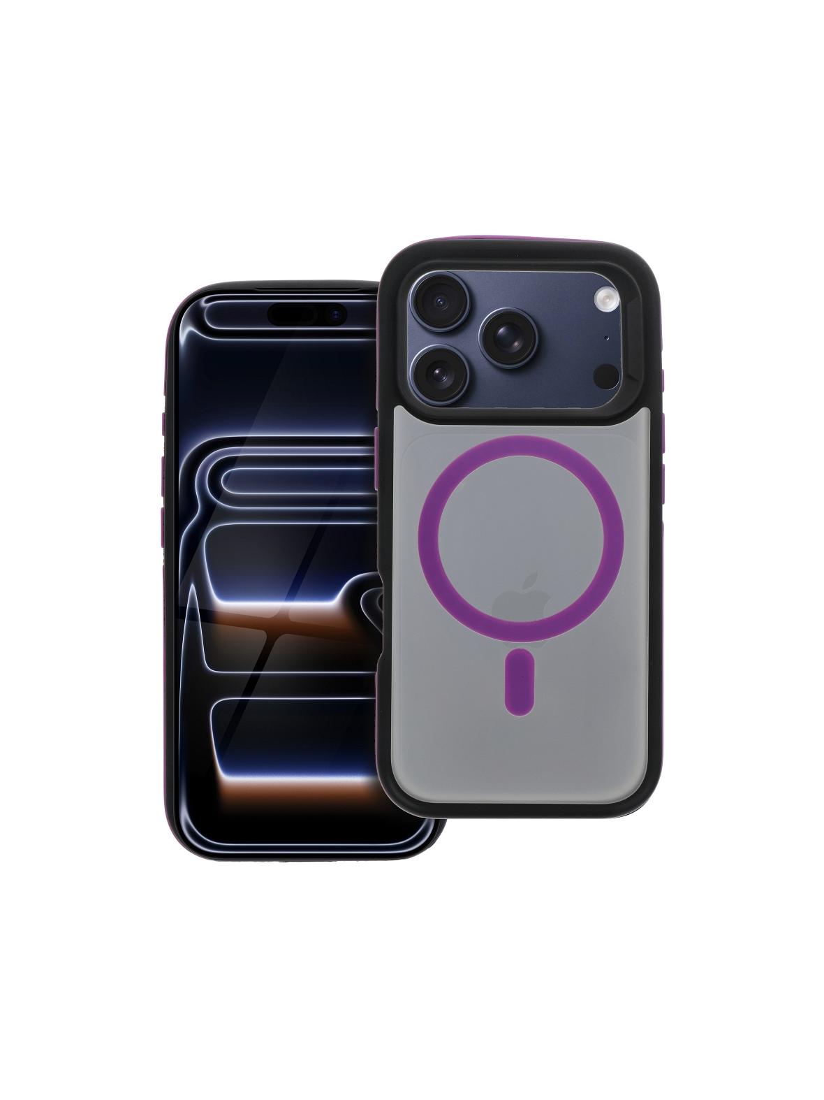 Futerał NEO do IPHONE 17 Pro kompatybilny z MagSafe fioletowy