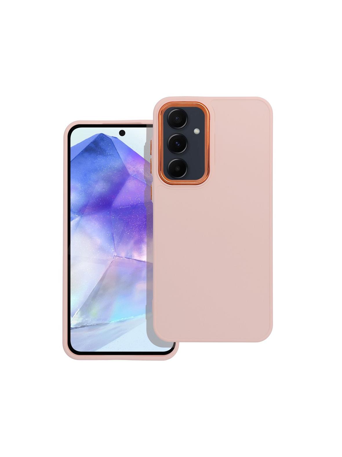 Futerał FRAME do SAMSUNG A55 5G pudrowy róż