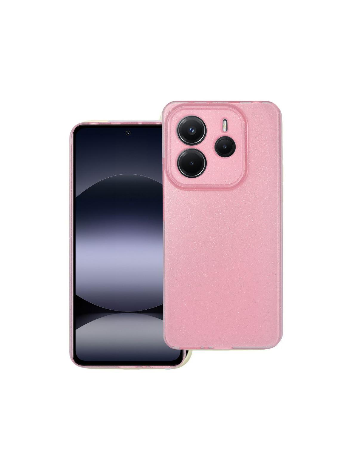 Futerał CLEAR CASE 2 mm BLINK do XIAOMI Redmi NOTE 14 5G różowy