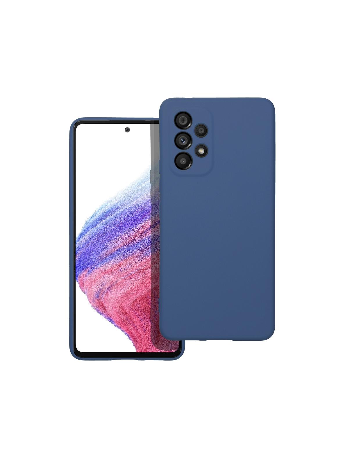 Futerał SILICONE do SAMSUNG A53 5G niebieski