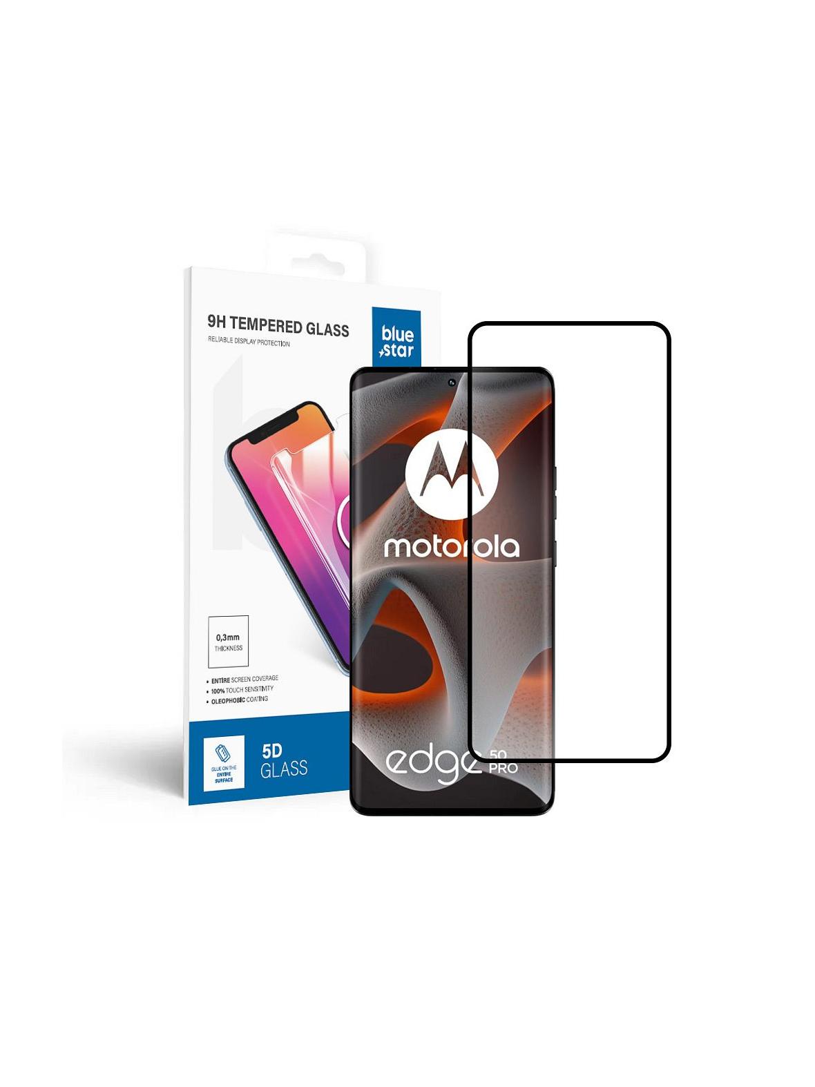 Szkło hartowane do Motorola Edge 50 PRO Blue Star 5D czarne
