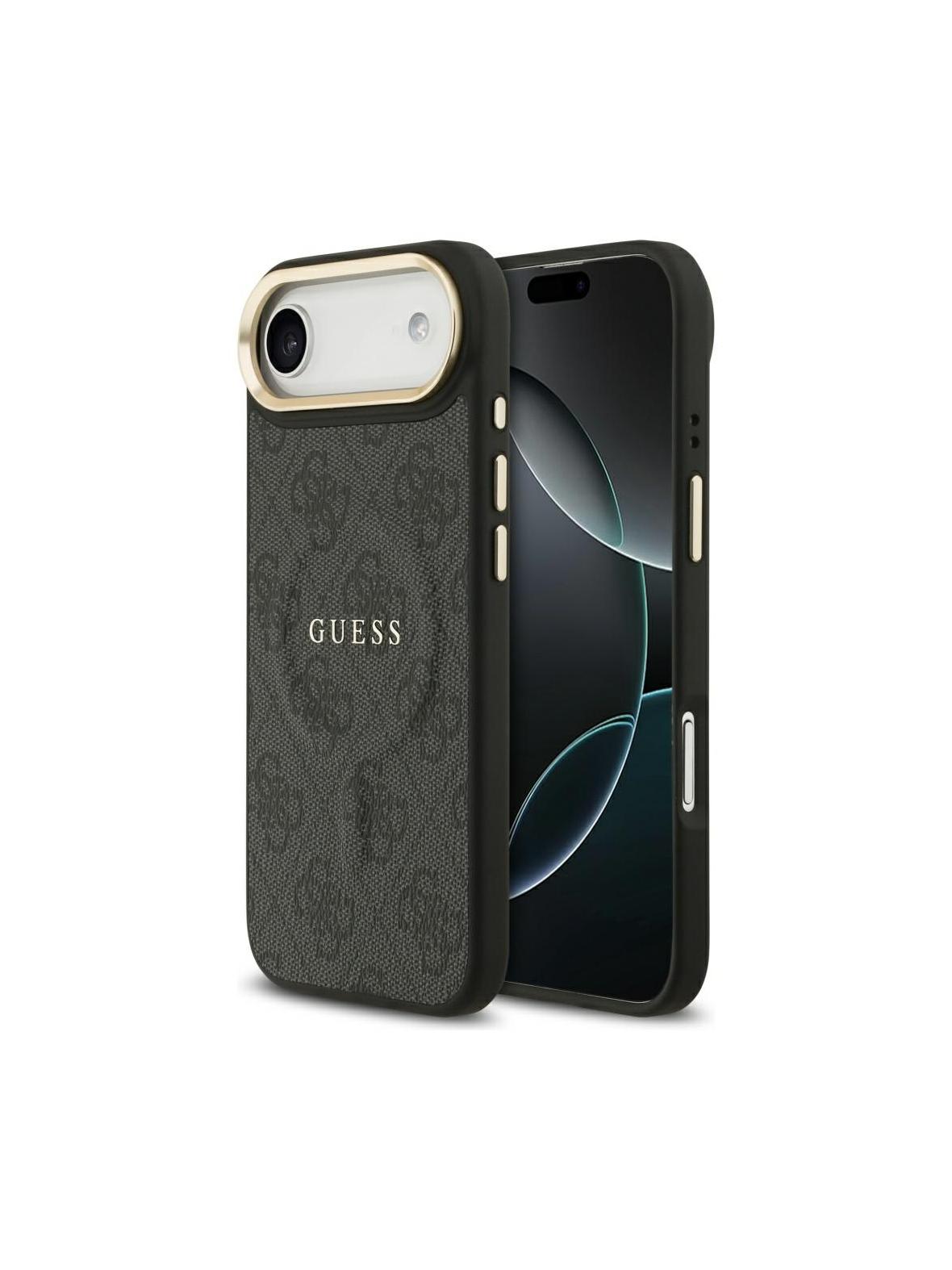 GUESS futerał do IPHONE 17 Air kompatybilny z MagSafe GUHMP17MP4MSEGCK (PU 4G W/ Classic) czarny