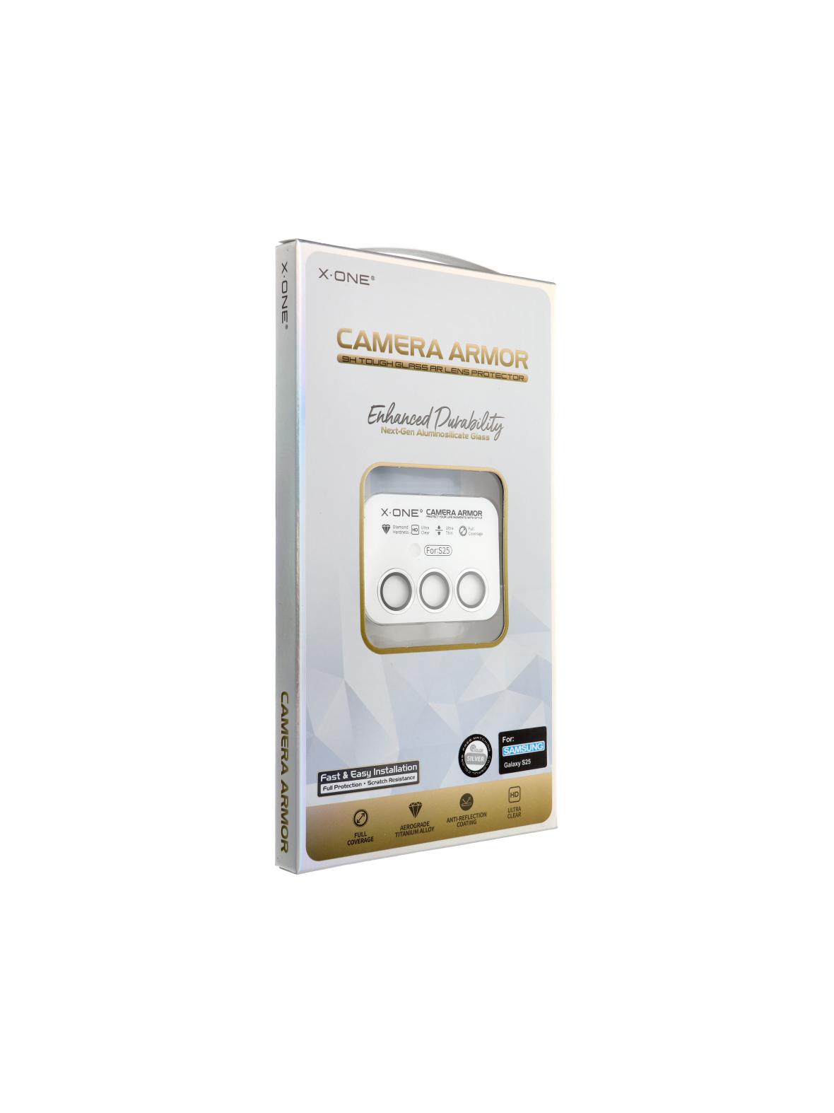 Szkło szafirowe X-ONE na obiektyw aparatu Camera Armor - do Samsung Galaxy S25