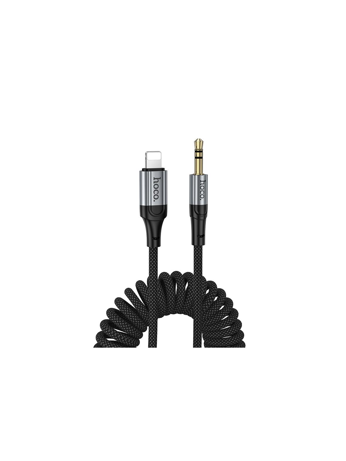 Kabel AUX Jack 3,5 mm do Lightning Hoco 1,5 m UPA33A czarny