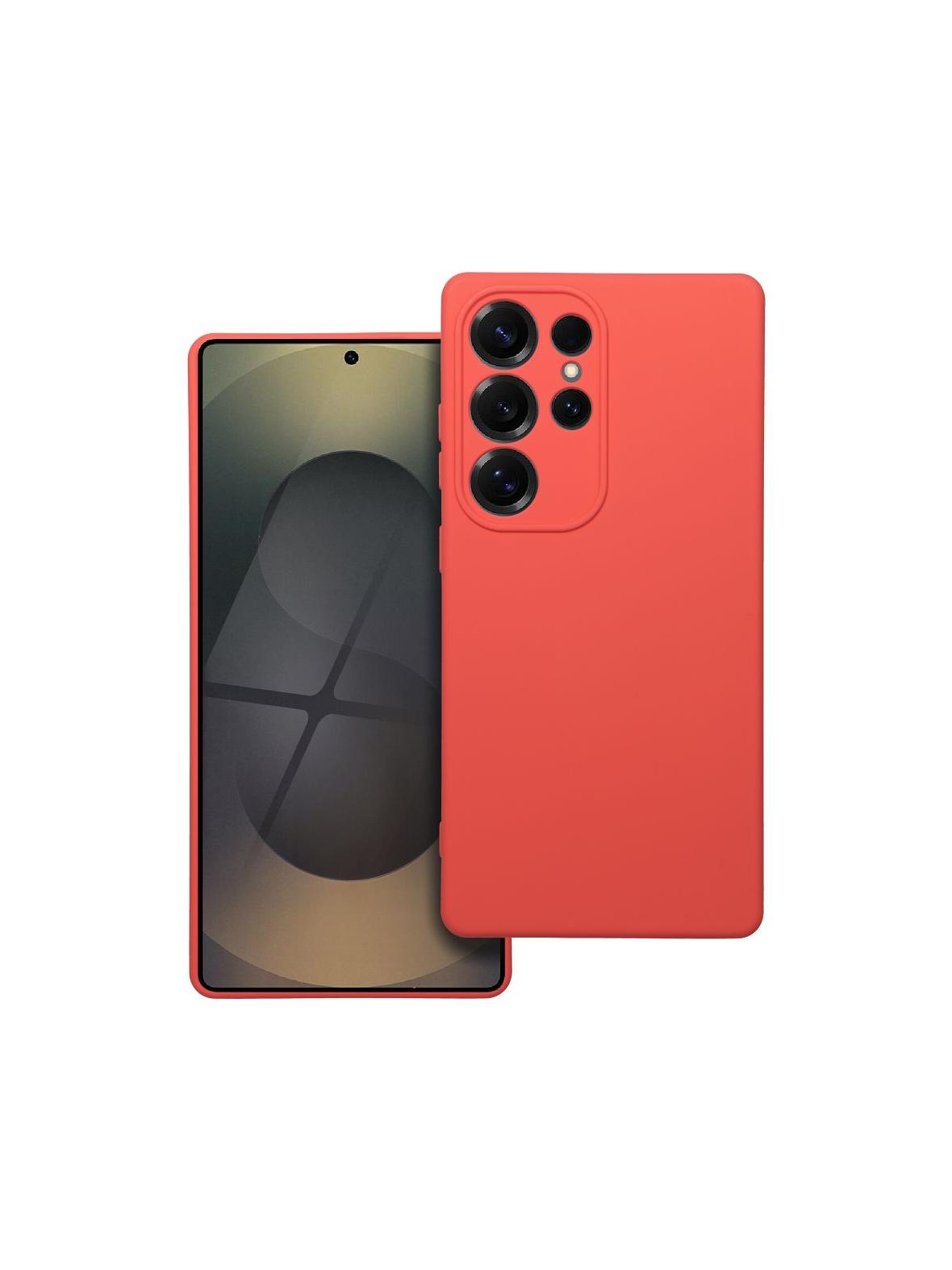 Futerał SILICONE do SAMSUNG S25 Ultra brzoskwiniowy