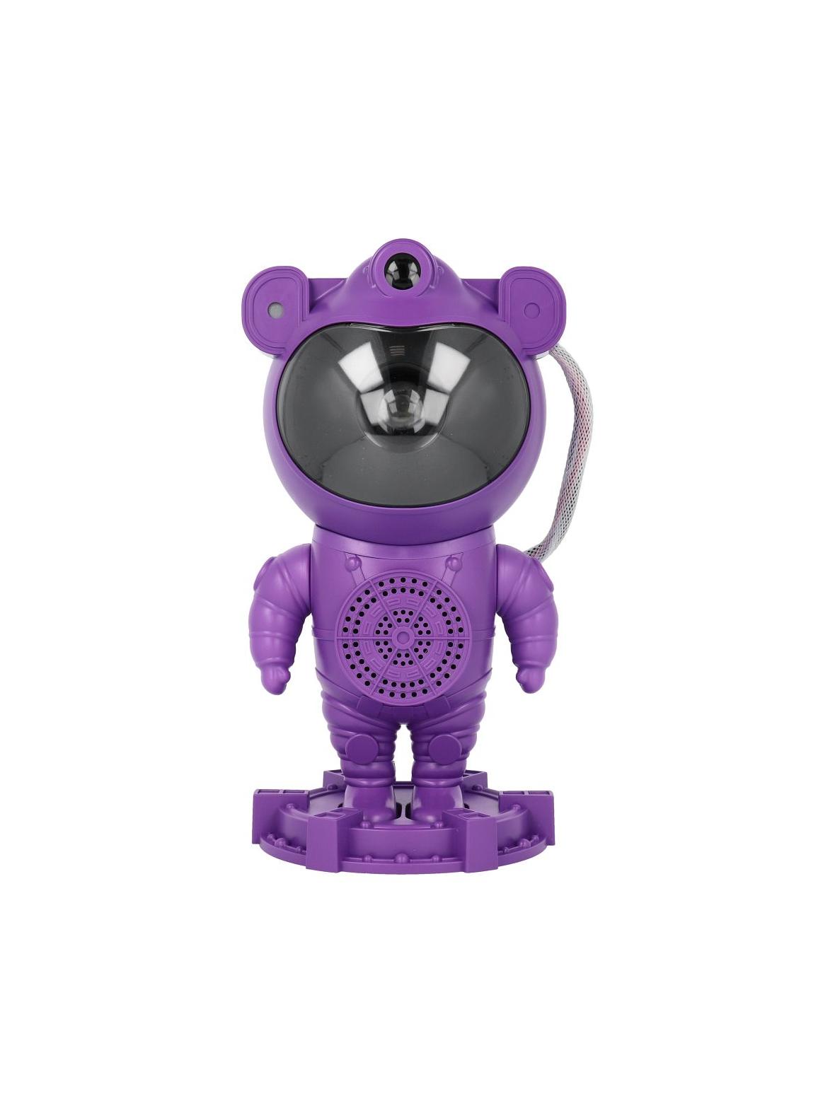 Projektor gwiazd astronauta z głośnikiem bluetooth X2504 fioletowy