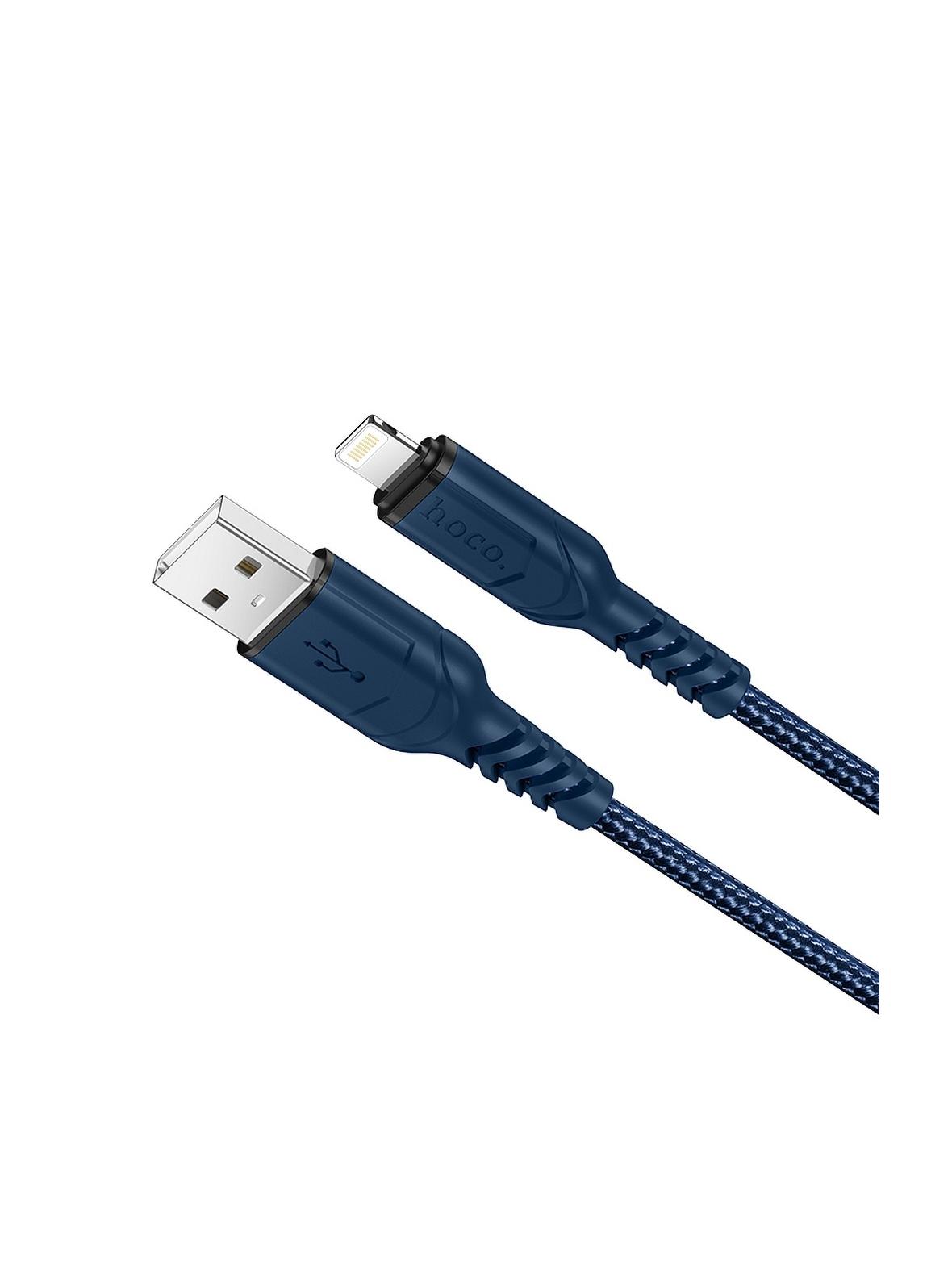 Kabel USB A do Lightning Hoco 2,4A 1 m X59 niebieski