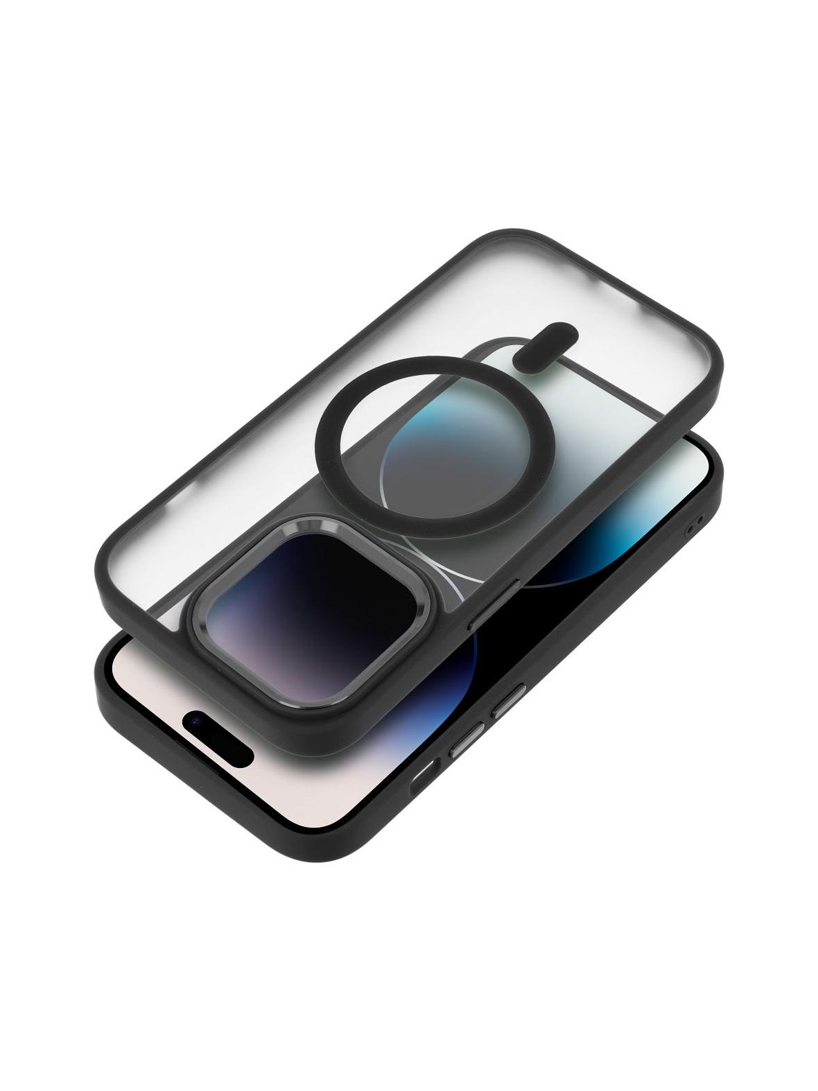 Futerał MATTE MAG COVER kompatybilny z MagSafe do SAMSUNG A17 czarny