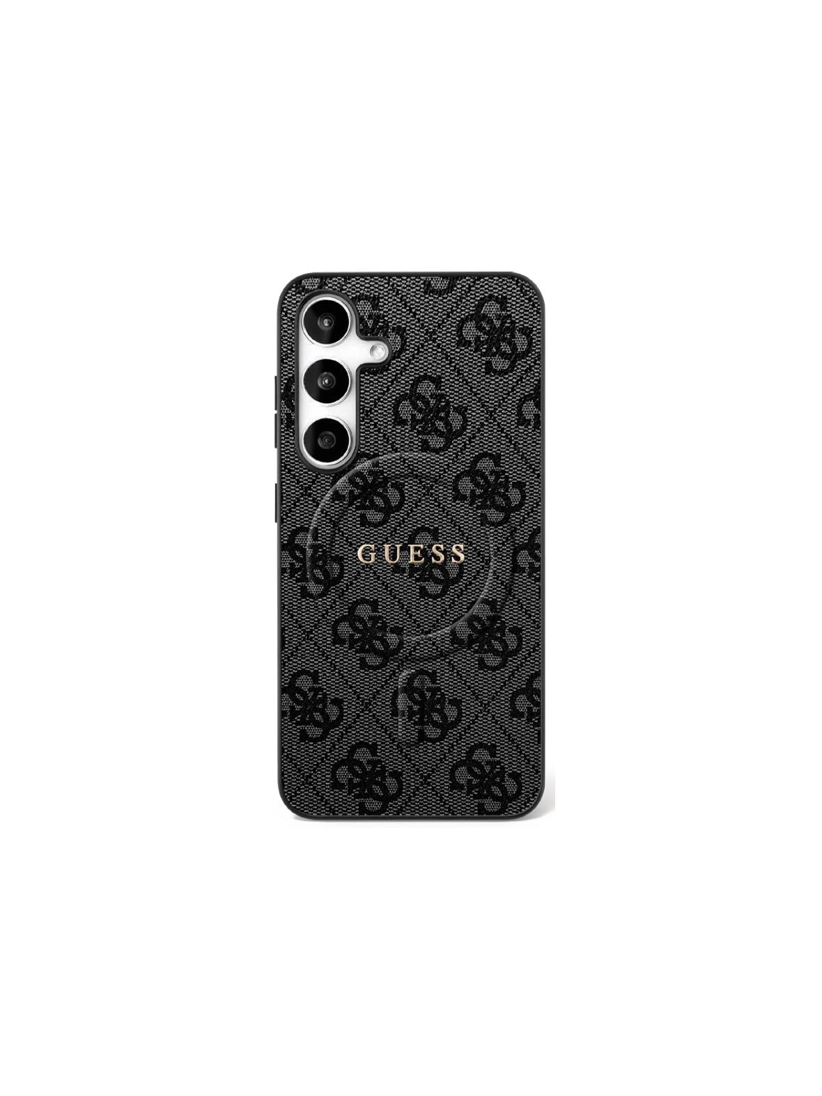 GUESS futerał do SAMSUNG S25 FE kompatybilny z MagSafe GUHMS25FEG4GFRK (Ring Classic Logo) czarny